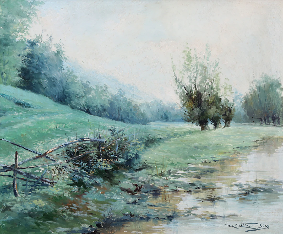ALBERT CLOTA GRAS. Landscape.
