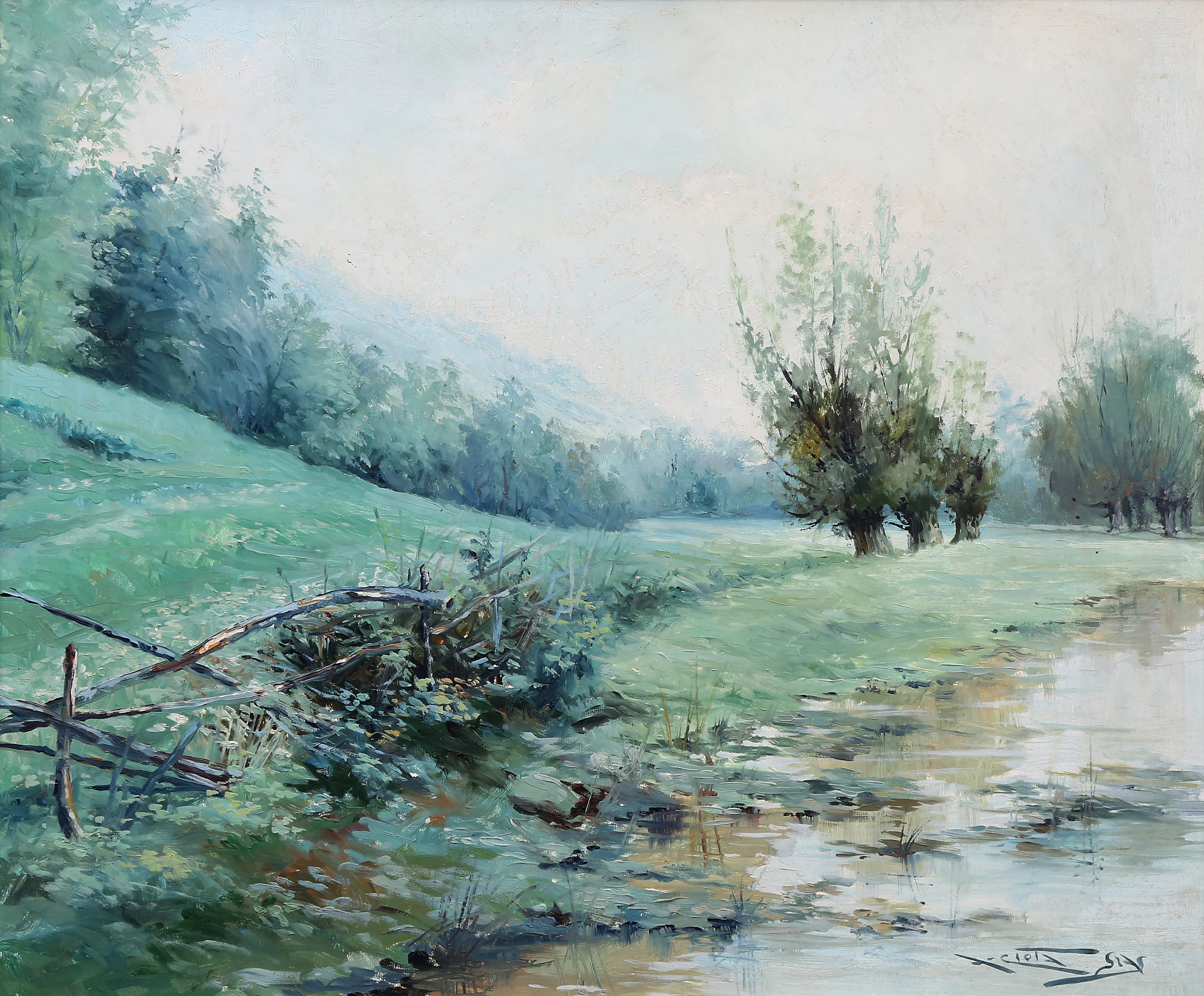 ALBERT CLOTA GRAS. Landscape.