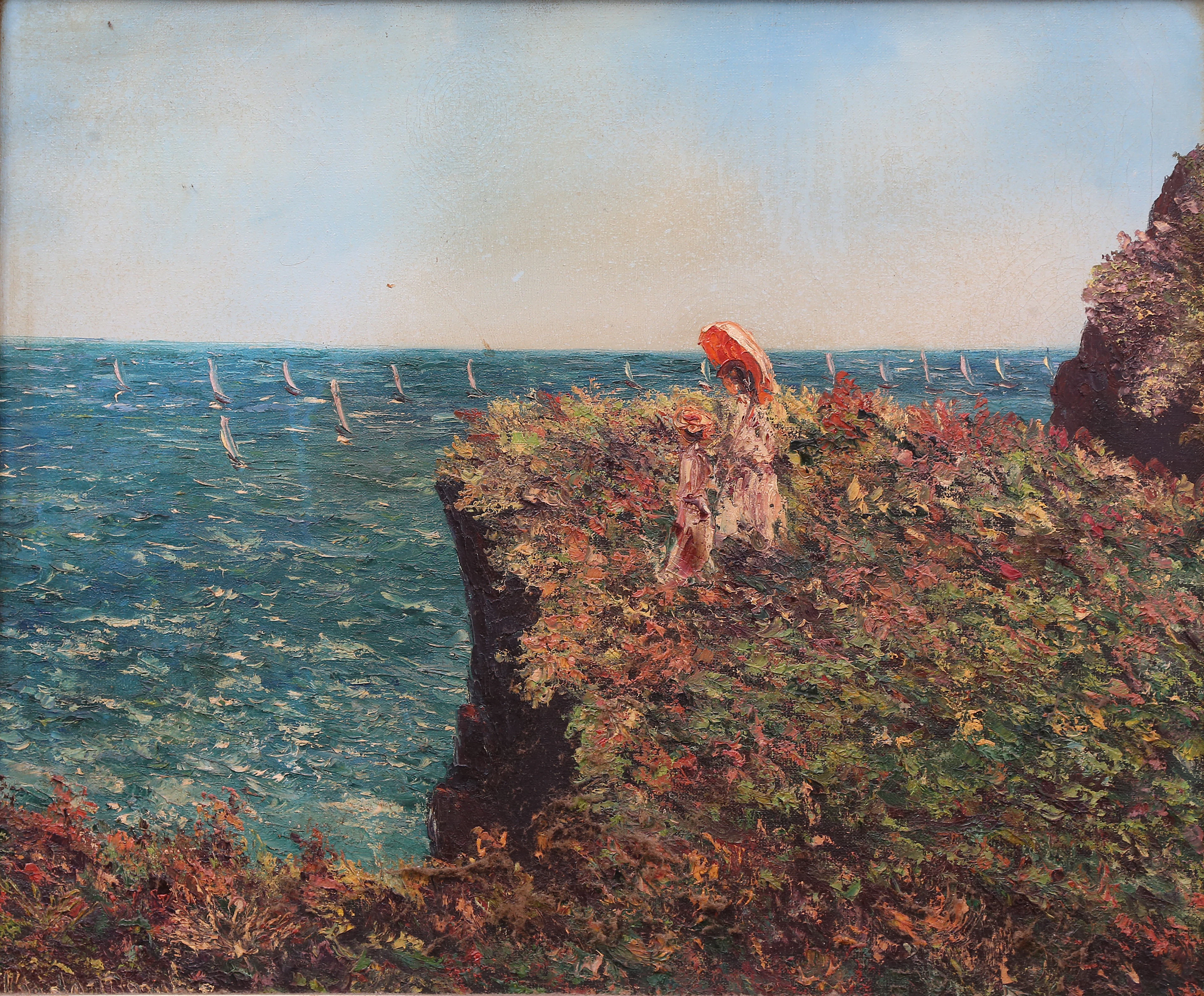 RENÉ ALPHONSE VAN DEN BERGHE (KNOWN AS ERIC EL BELGA). Seaside view.