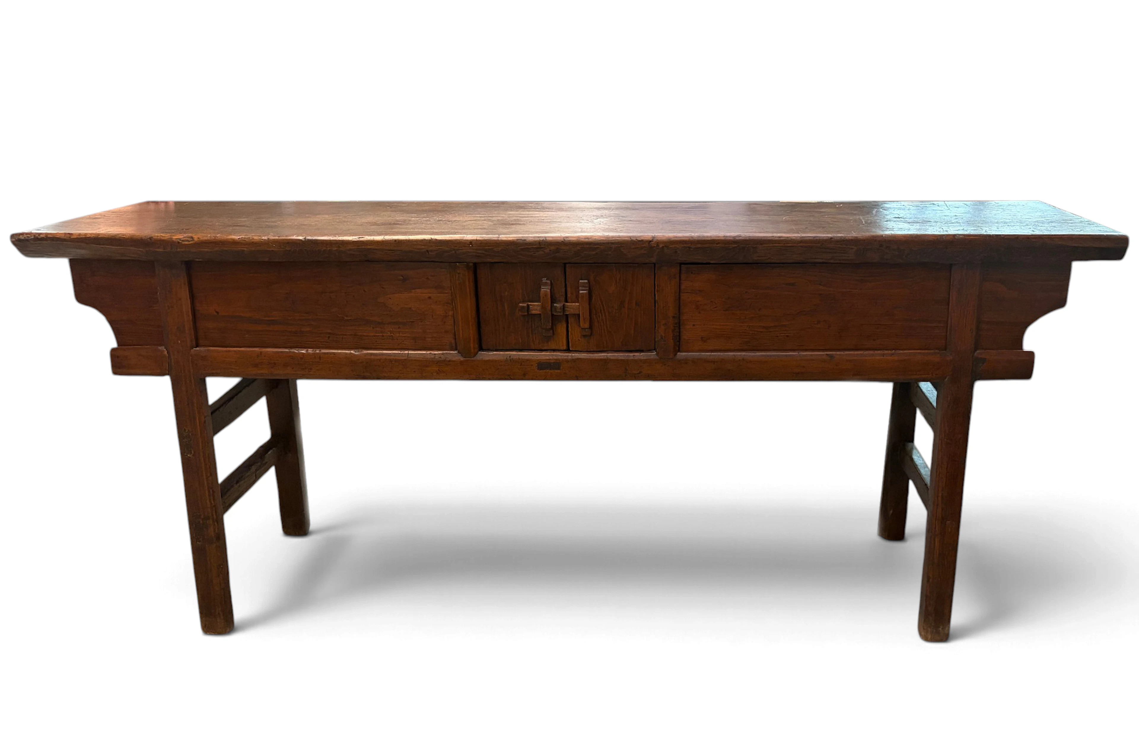Chinese sideboard in Oriental wood, 20th century.
