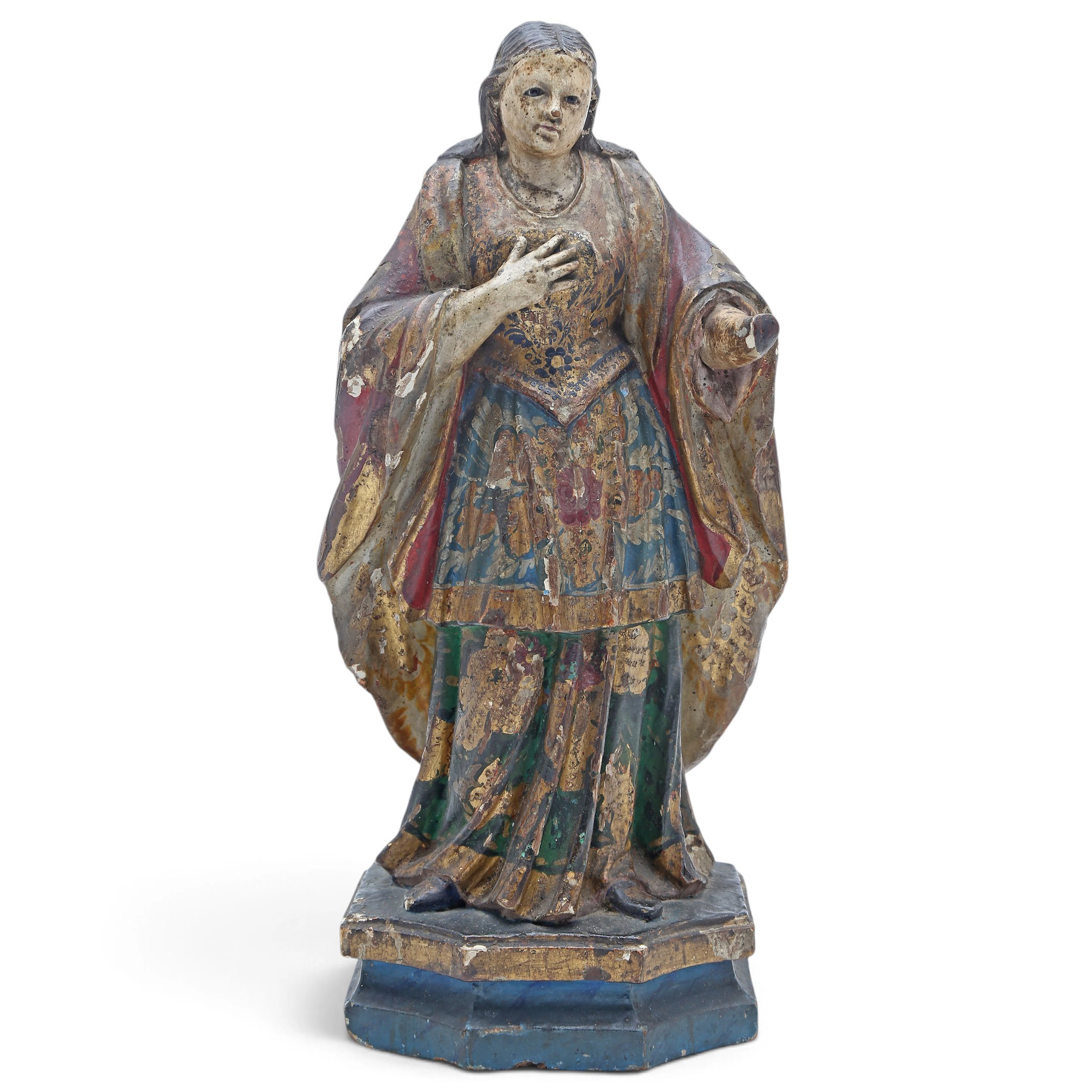 PORTUGUESE SCHOOL, 18TH CENTURY. Saint Lucy.