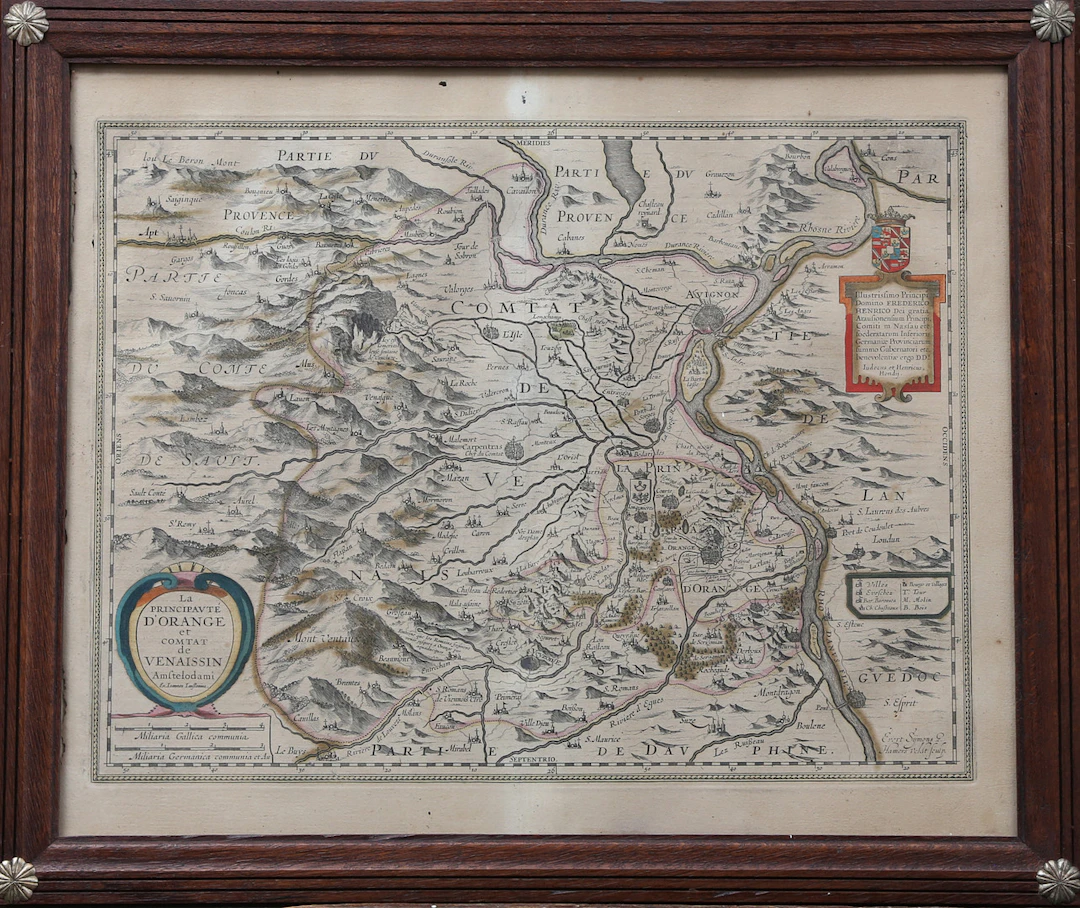 Two 17th-century maps of France.