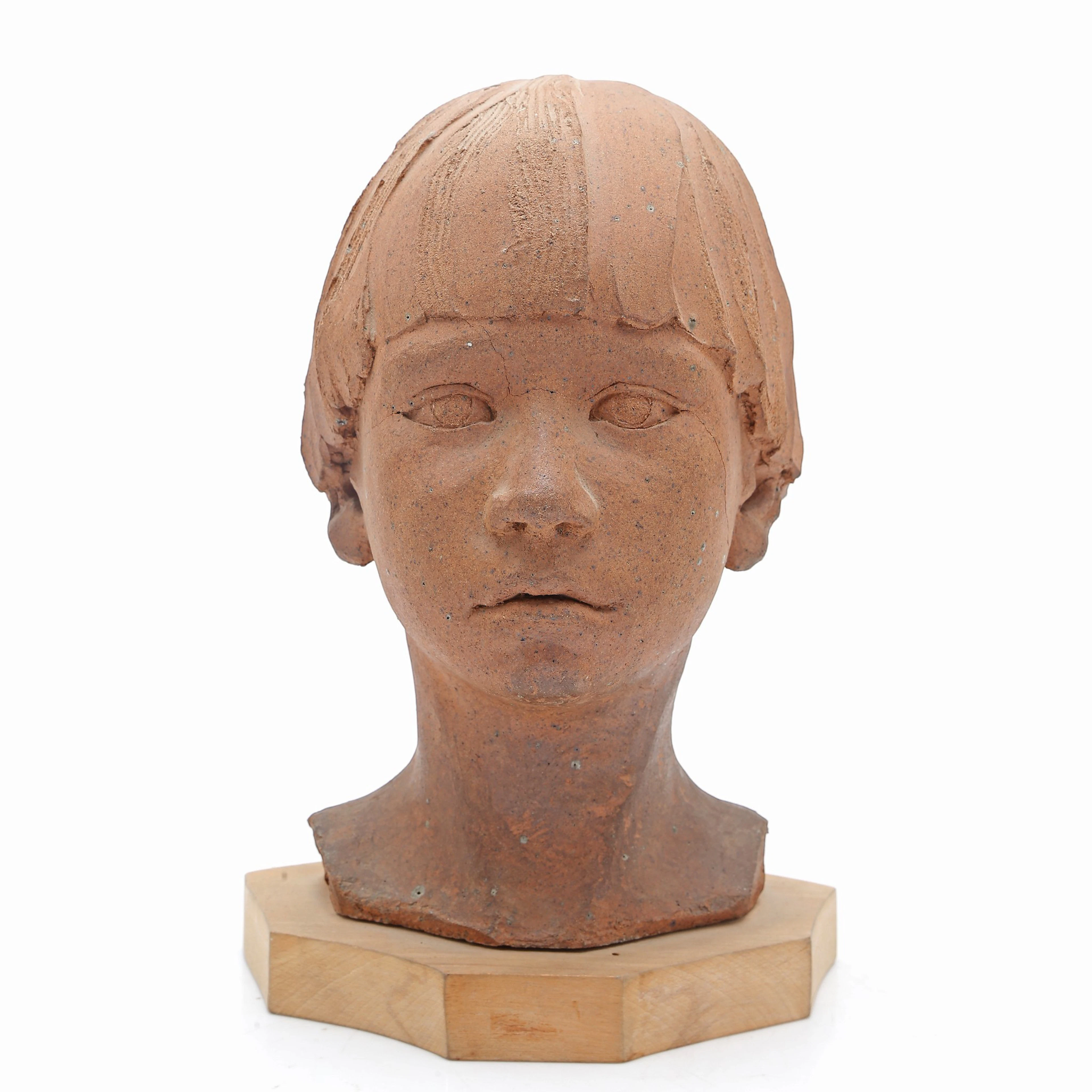 CATALAN SCHOOL, 20TH CENTURY. Child's head.