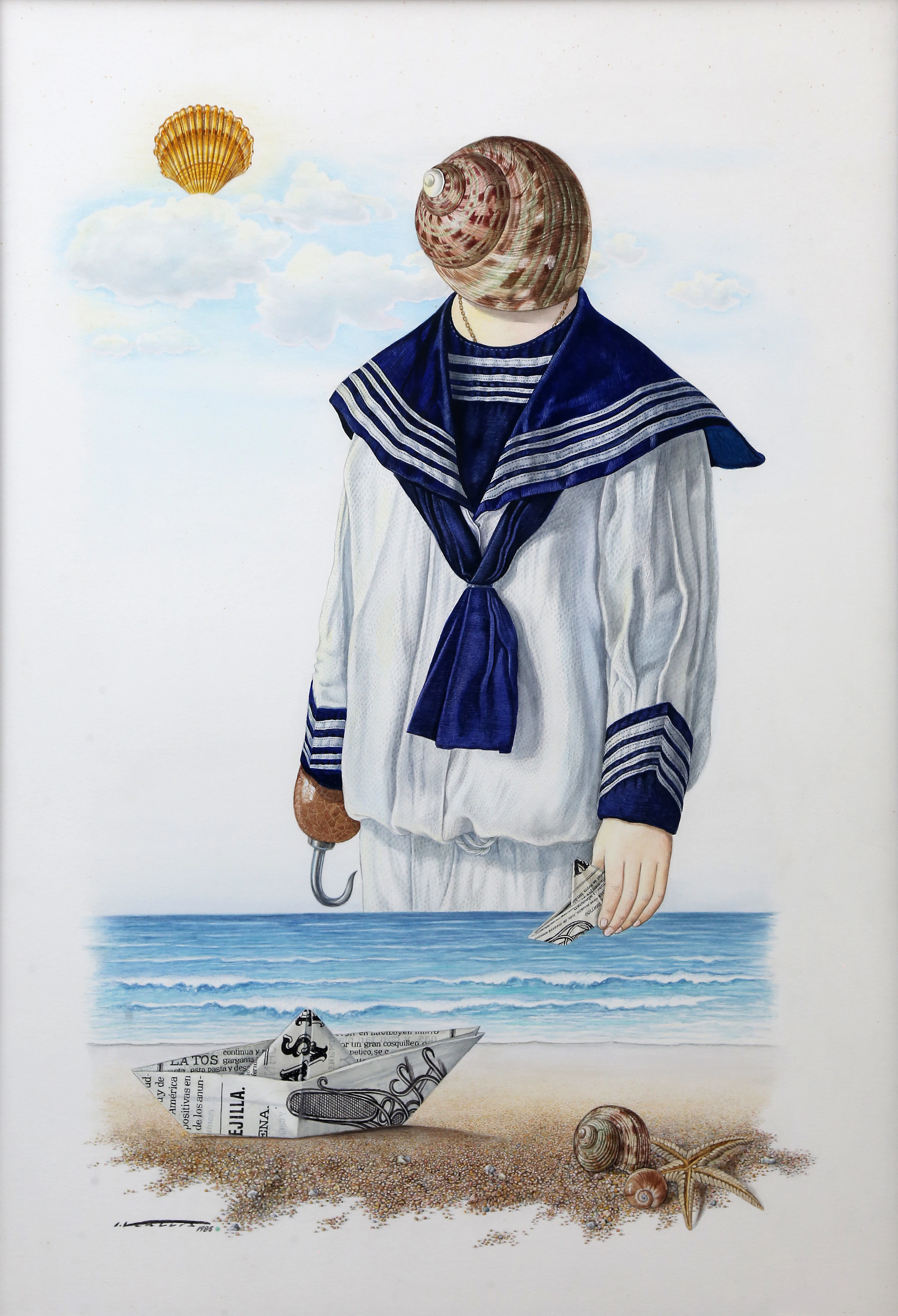 ISIDRO VENTURA. Surrealist composition.