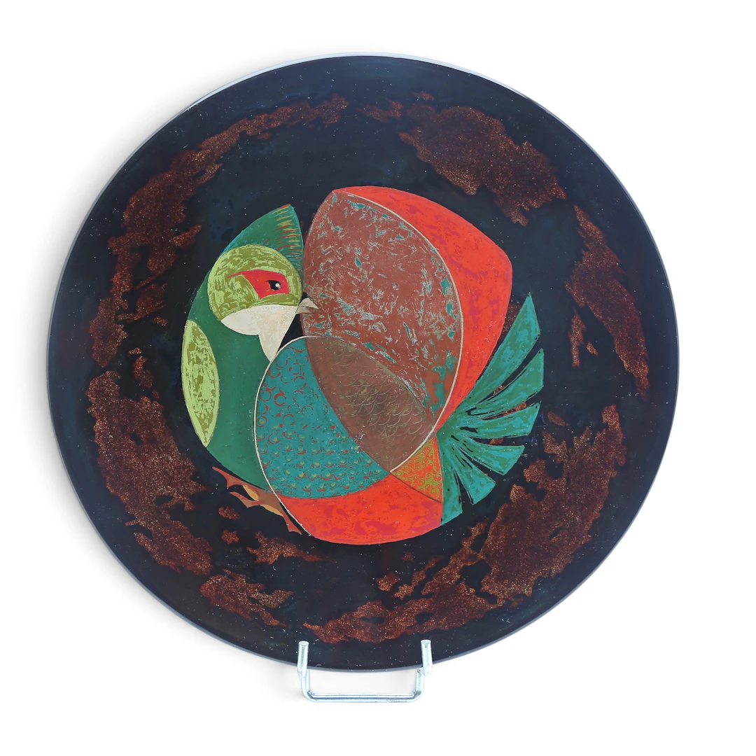 CONRAD CARDÚS RUPERTÍ. Plate with bird.