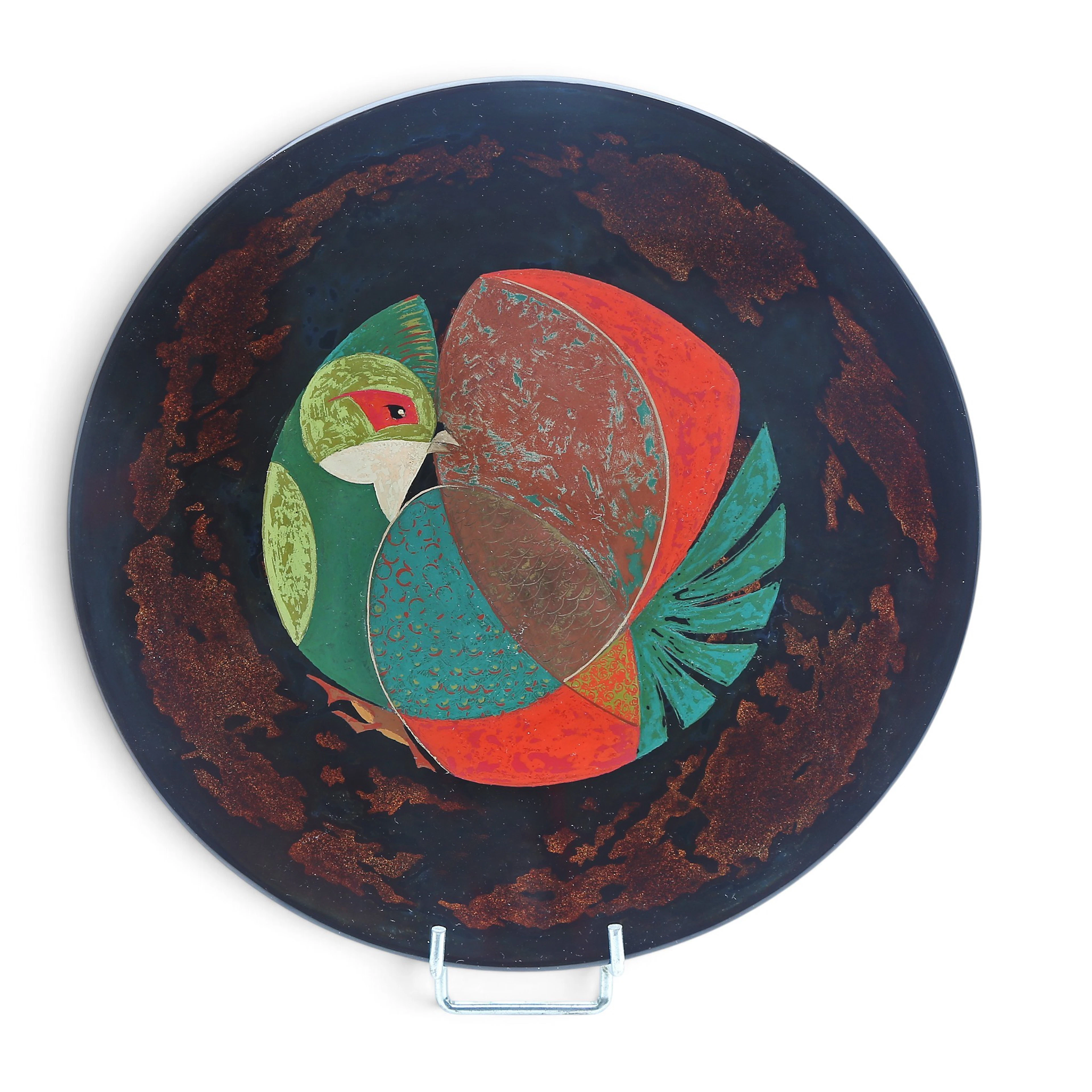 CONRAD CARDÚS RUPERTÍ. Plate with bird.