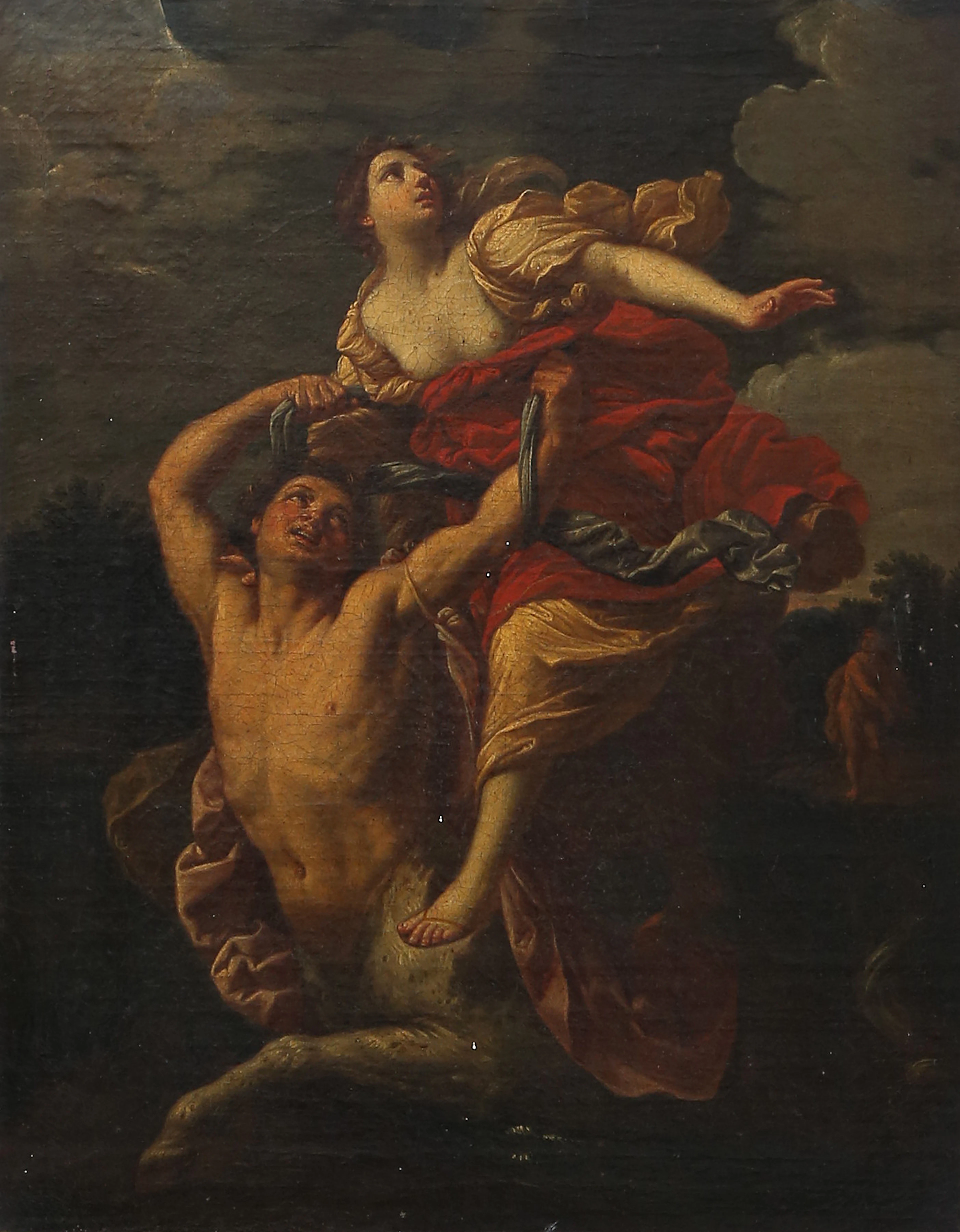 BOLOGNESE SCHOOL, 18TH CENTURY. Nessus abducting Deianira.