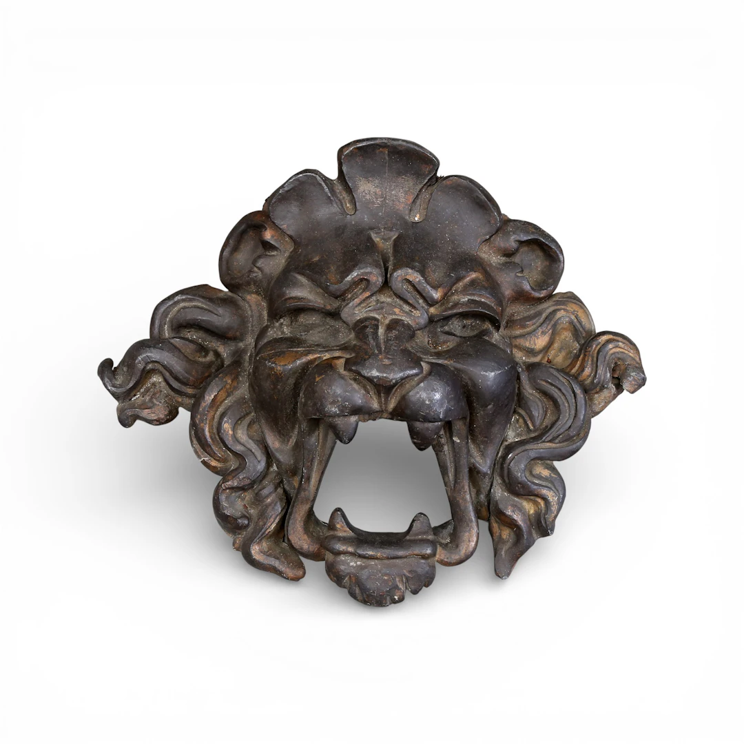Cast iron fountain spout, early 20th Century.