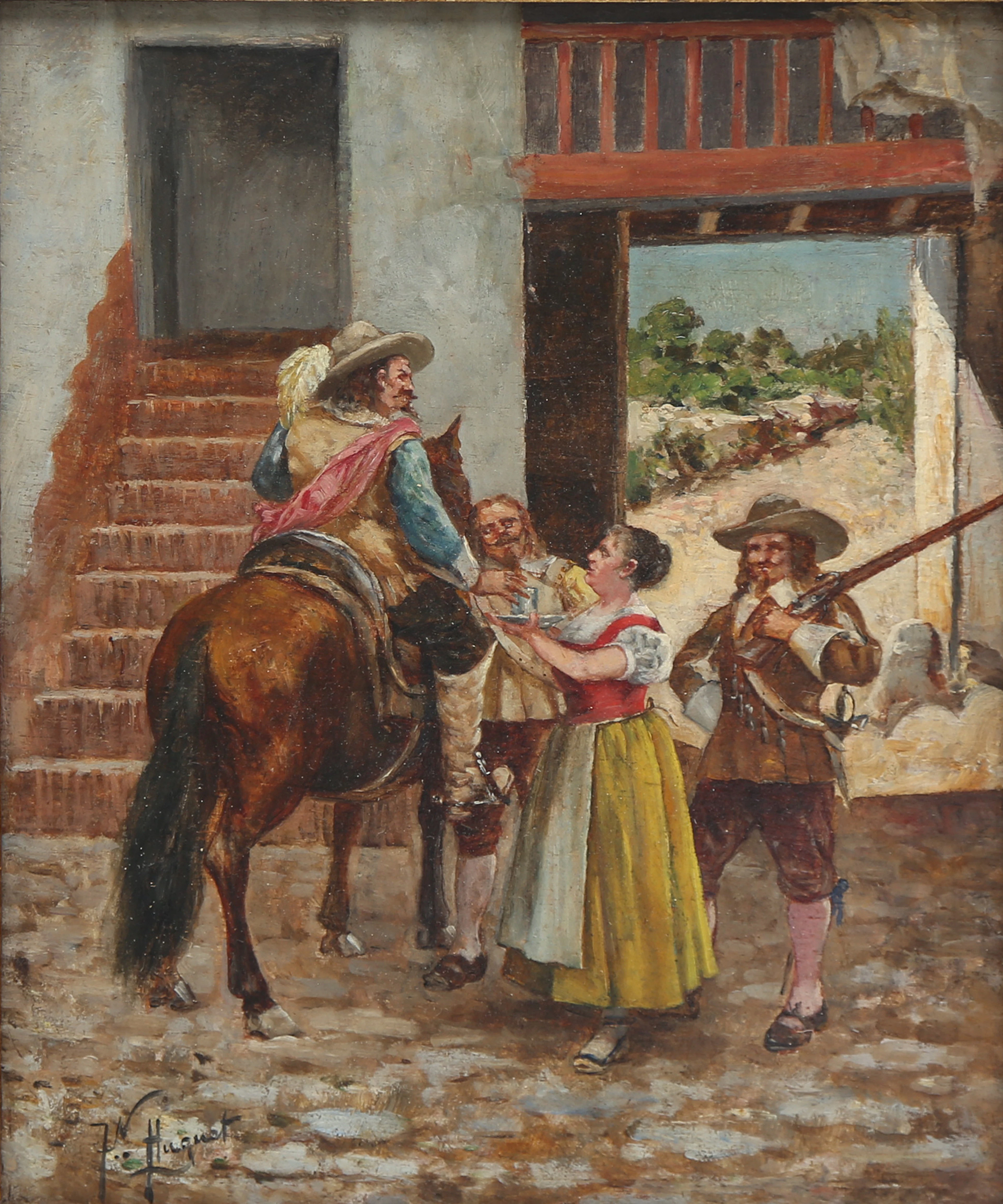 SPANISH SCHOOL, EARLY 20TH CENTURY. Group in a sale.