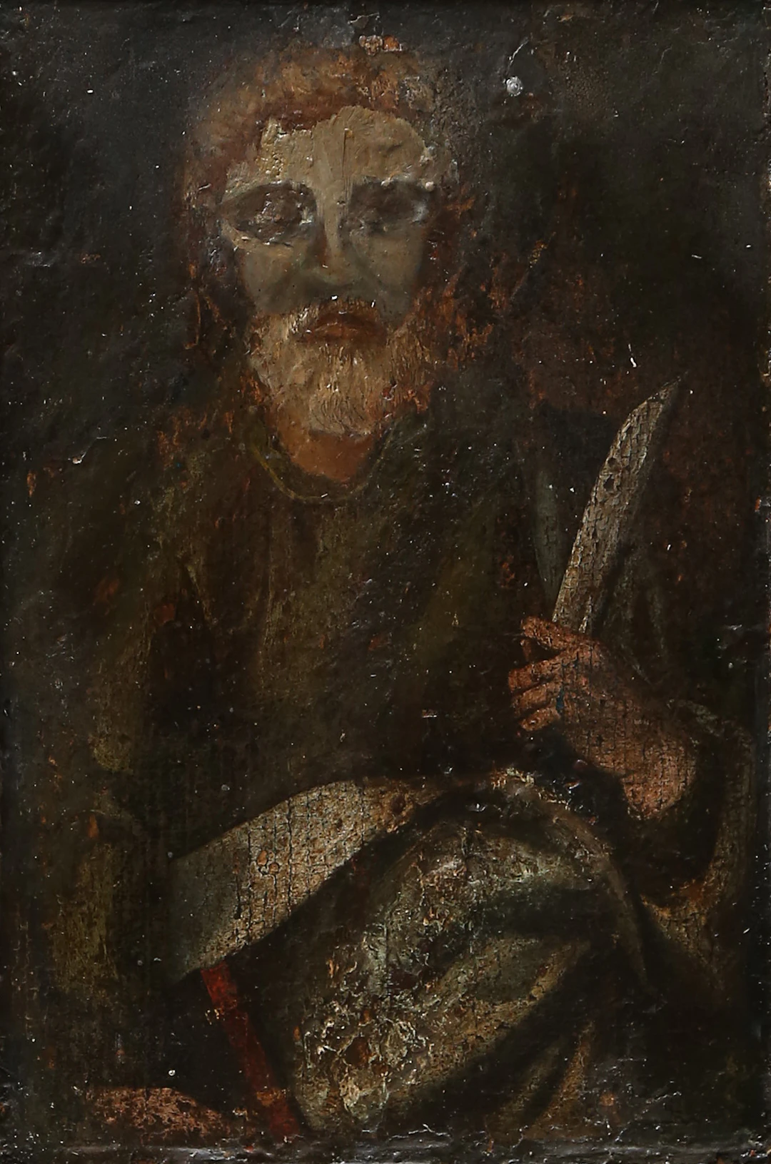 SPANISH SCHOOL, PROBABLY 17TH CENTURY. Saint Bartholomew.