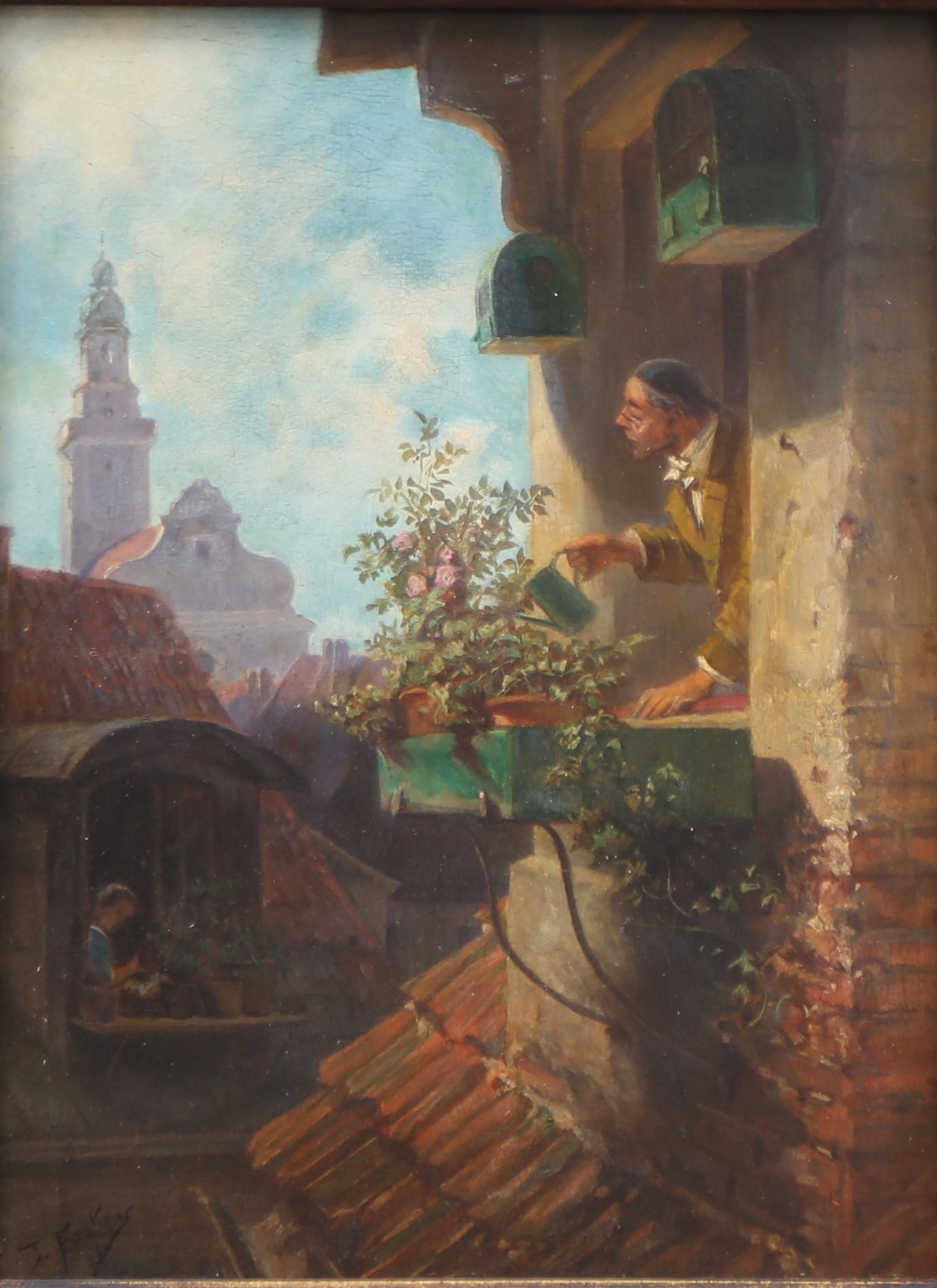 PROBABLY A GERMAN SCHOOL FROM THE EARLY 19TH CENTURY. Genre scene.