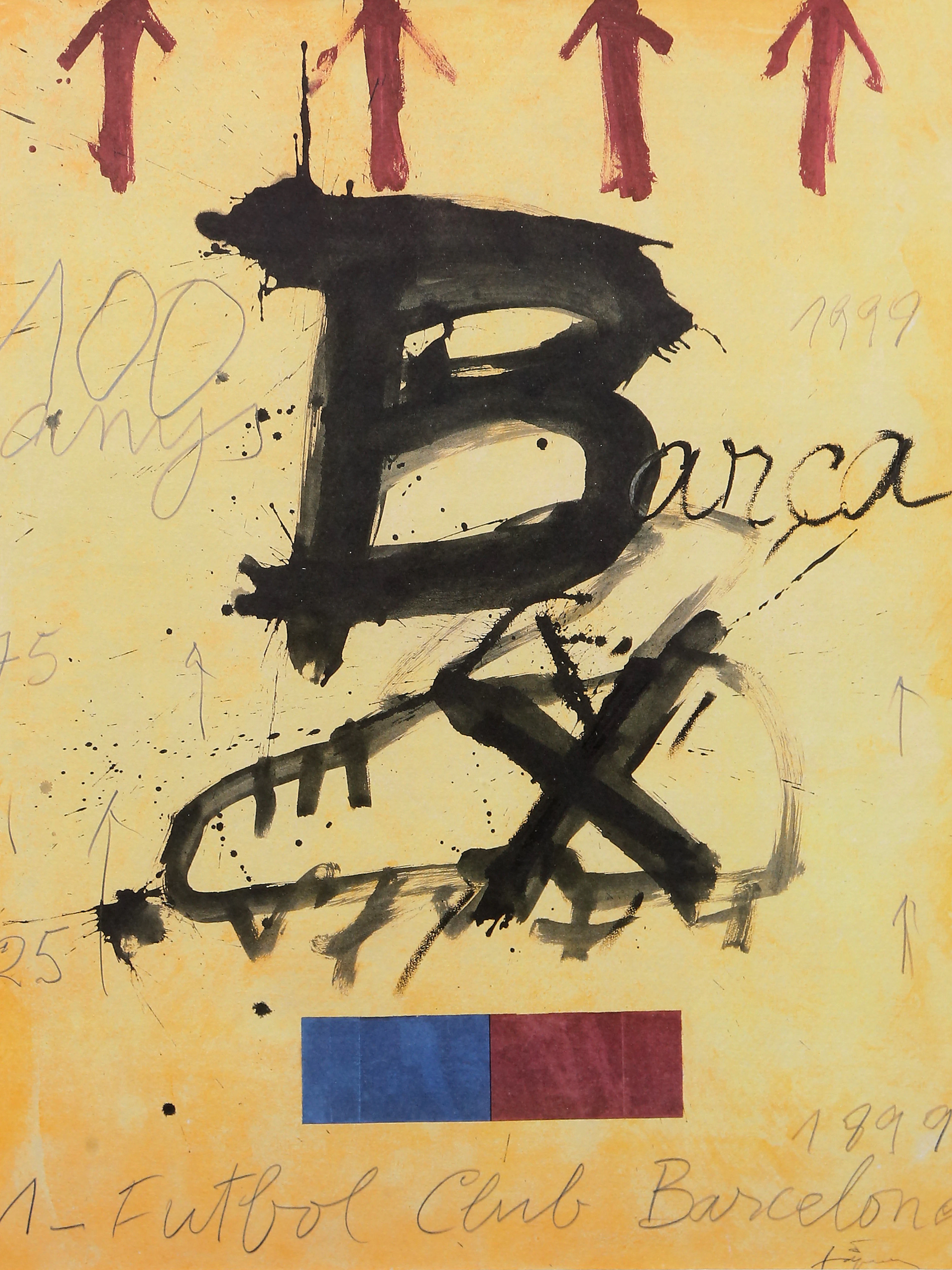 ANTONI TÀPIES. "Futbol Club Barcelona, 1899-1999".