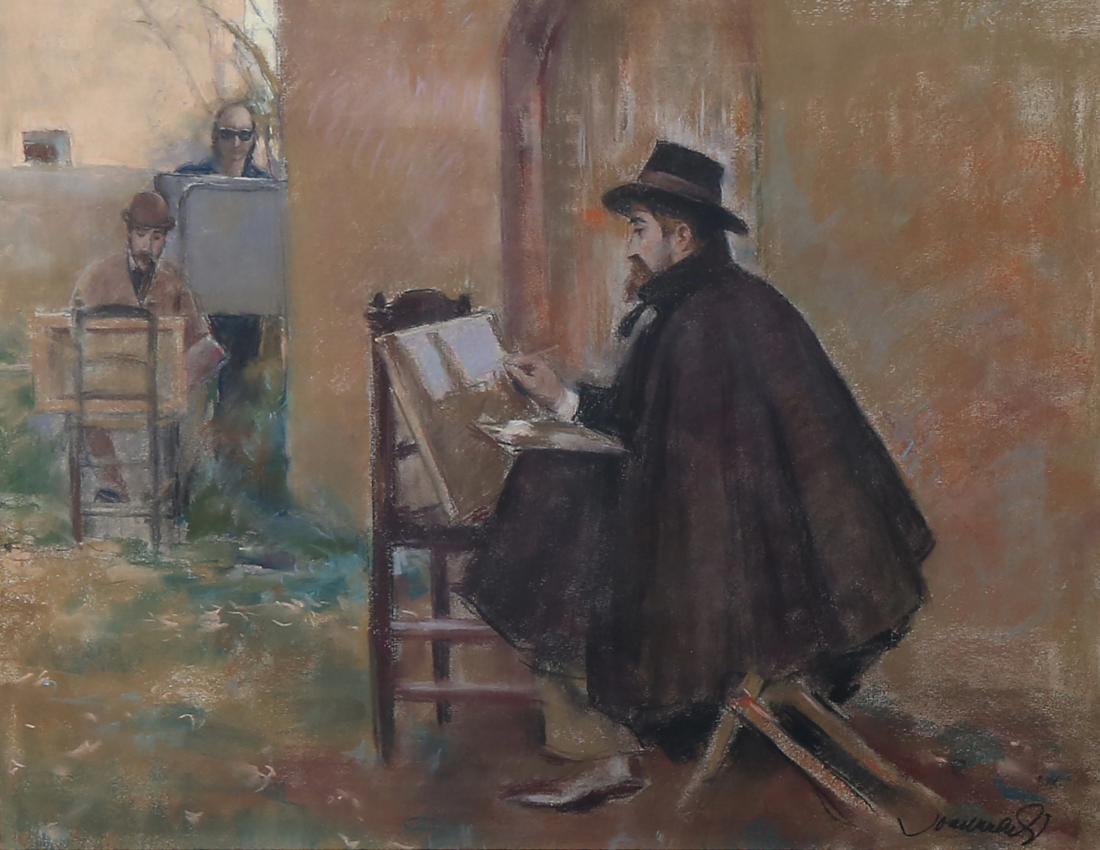 JOAN MARTÍ ARAGONÉS. Tribute to Casas y Rusiñol.