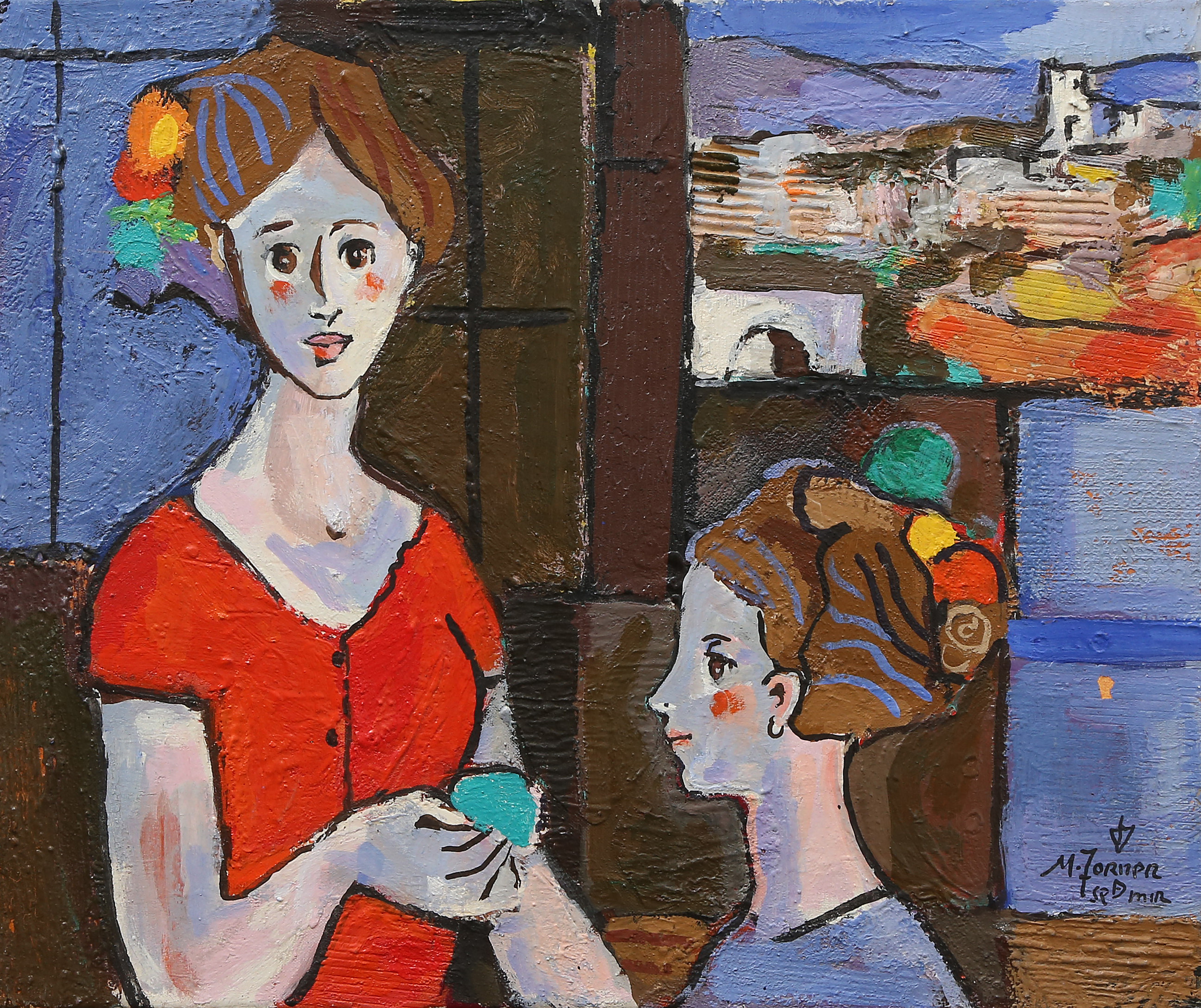 MIGUEL TORNER DE SEMIR. A girl.