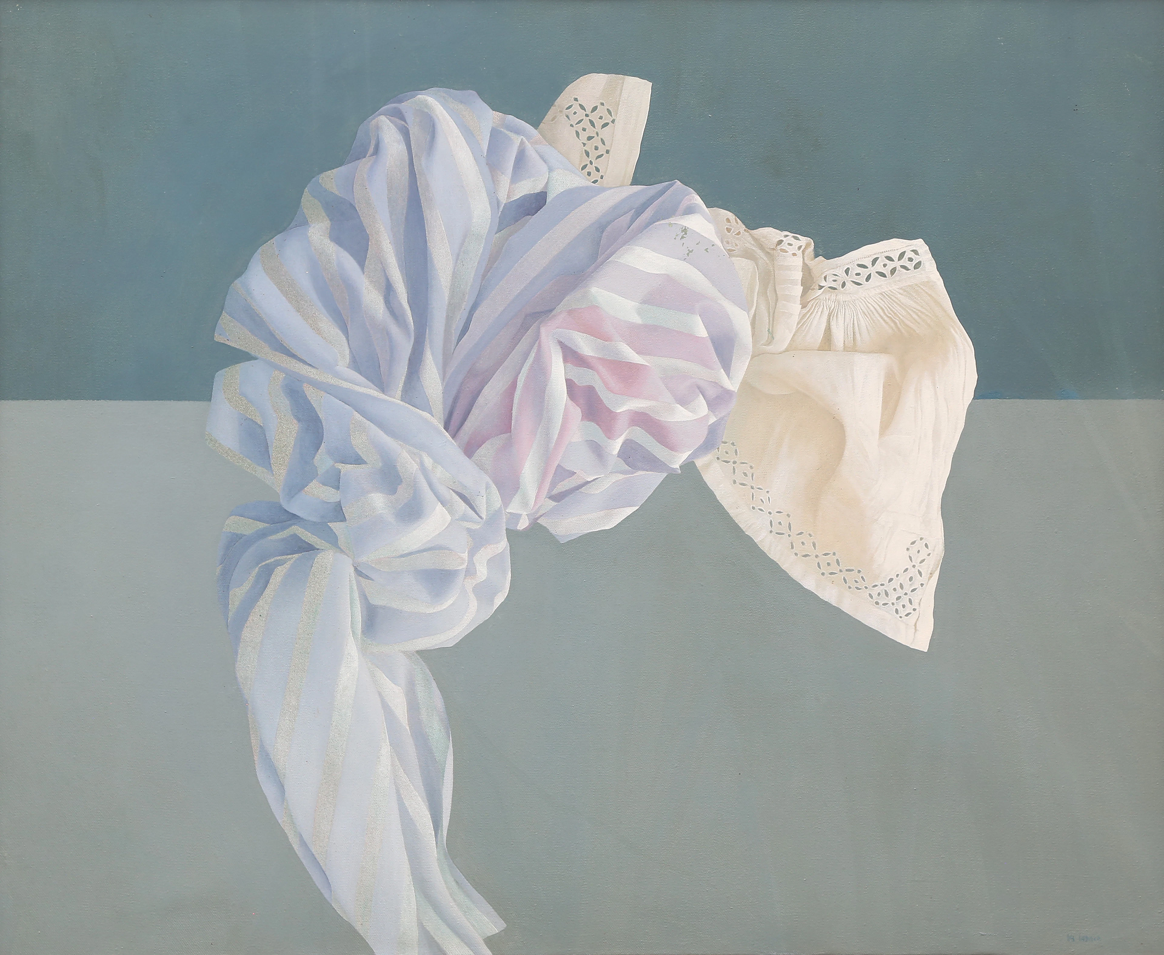 IRIS LÁZARO. Still life with fabrics.