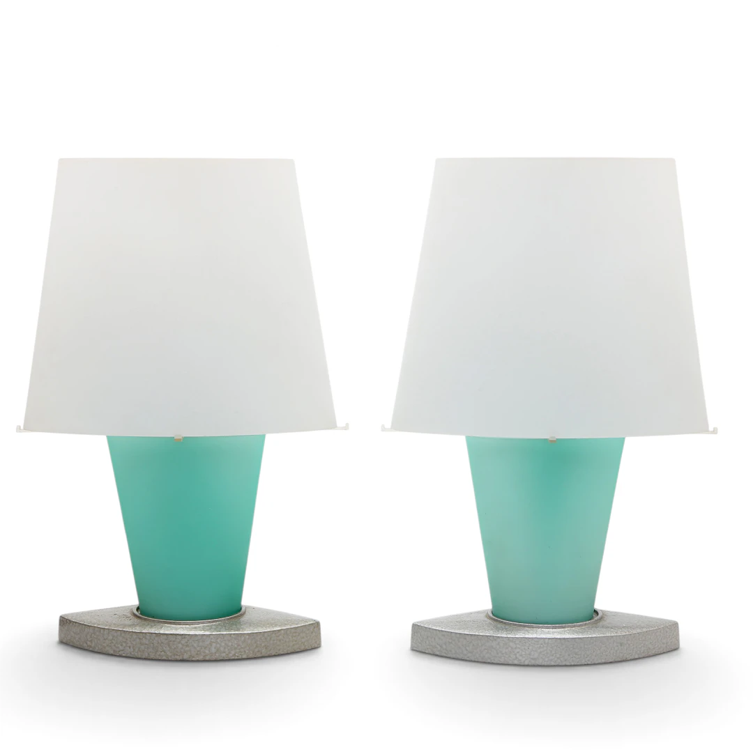 DANIELA PUPPA FOR FONTANA ARTE. Pair of table lamps, model 2892.