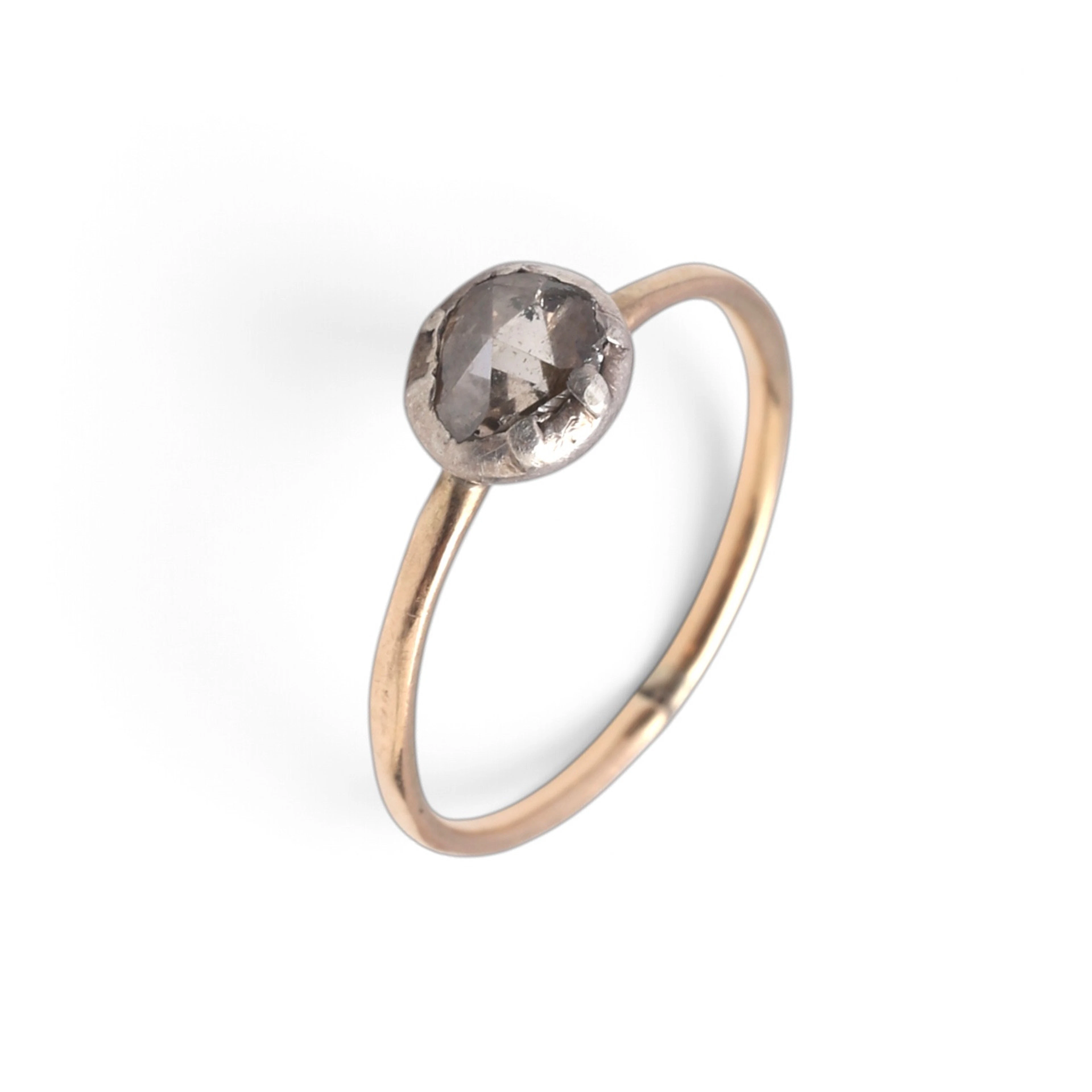 Solitaire ring, 19th Century.