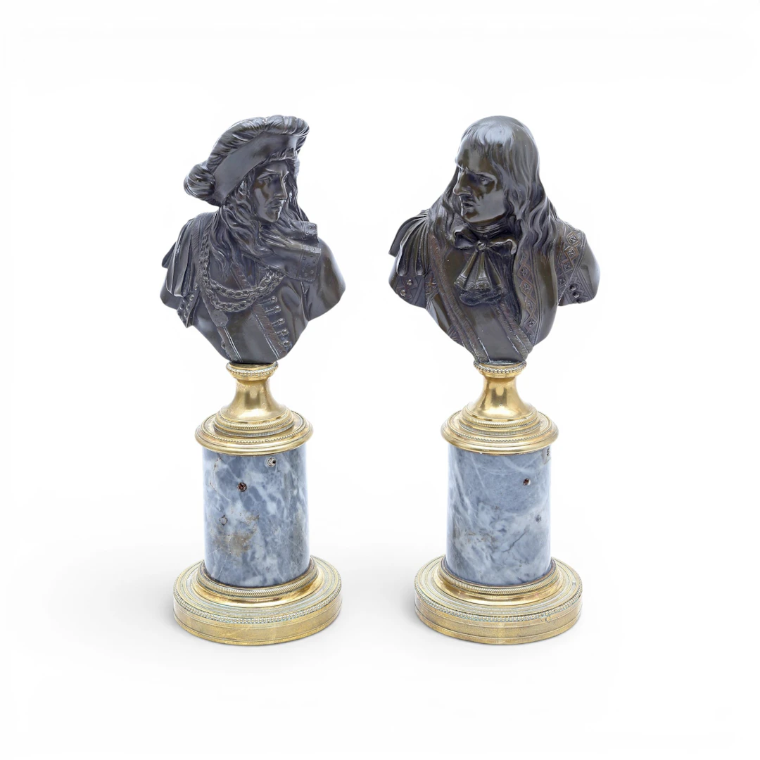 FRENCH SCHOOL, 19TH CENTURY. Busts.