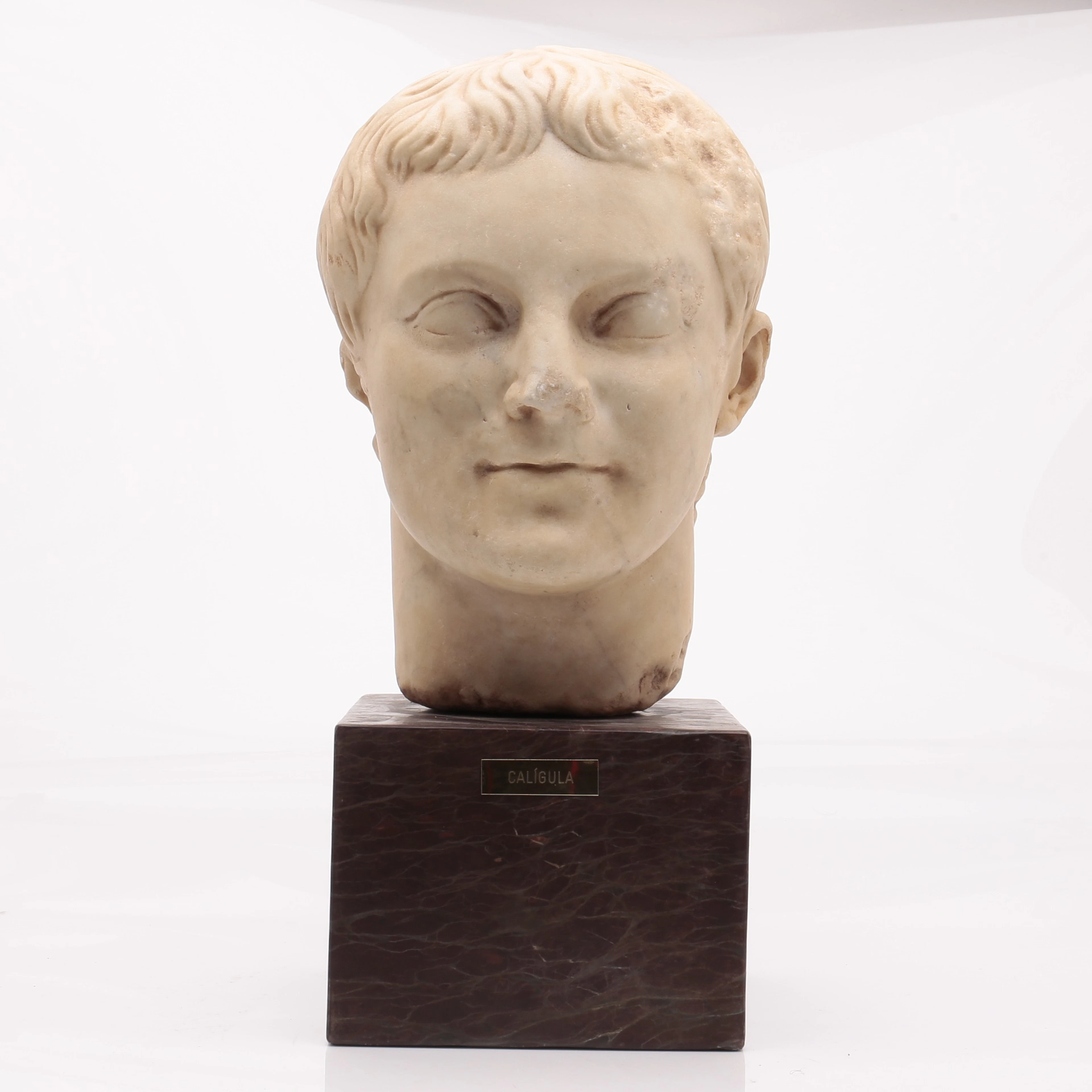PROBABLY ITALIAN SCHOOL, 20TH CENTURY. Head of Caligula.