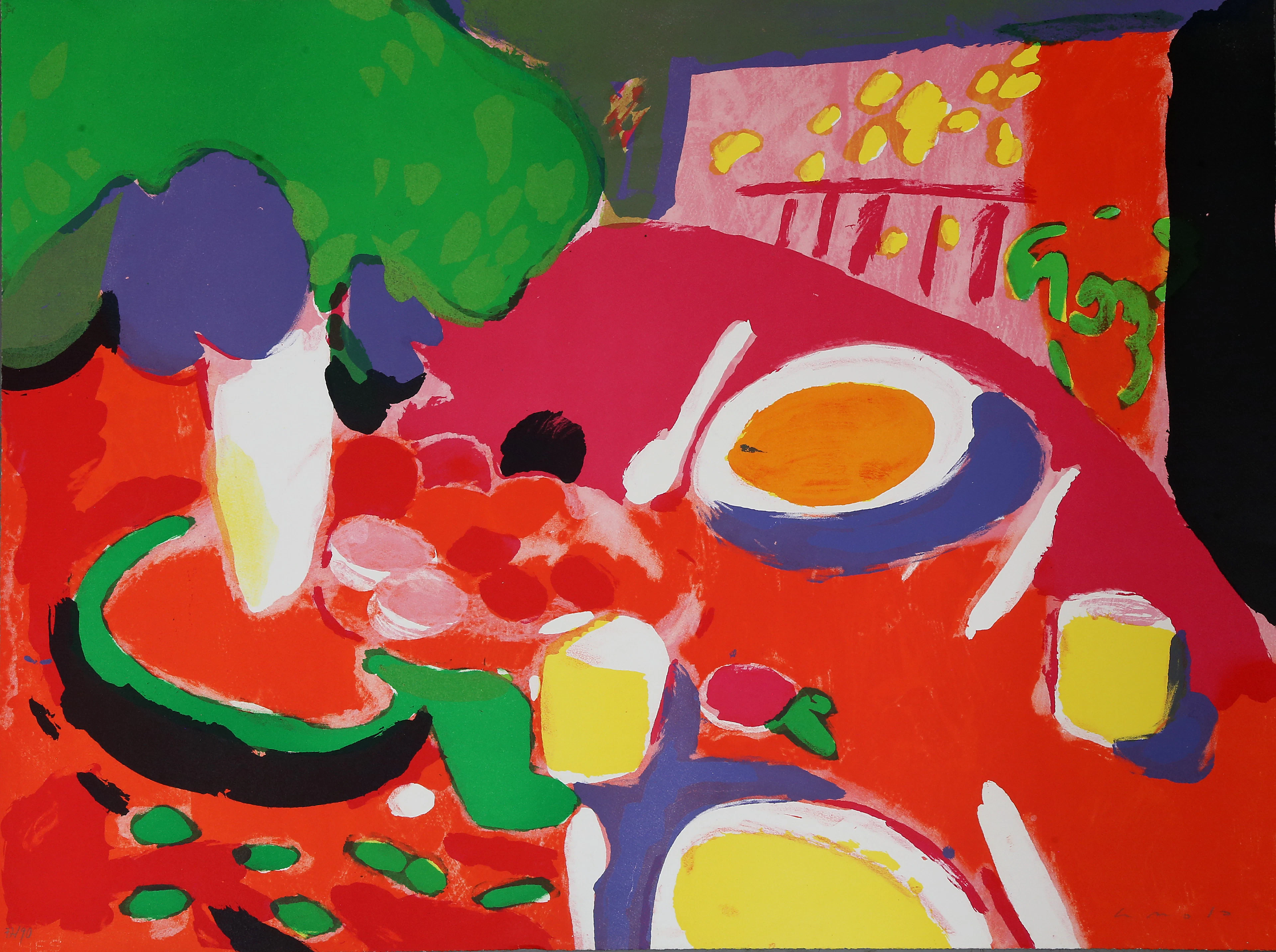 MANUEL ANORO. Still life.
