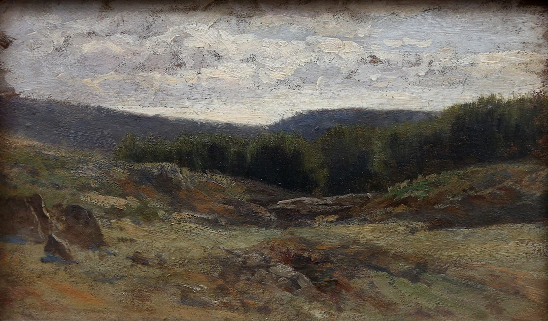 CATALAN SCHOOL, EARLY 20TH CENTURY. Mountain landscape.