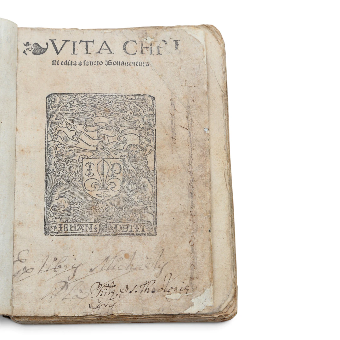 "VITA Christi" post-incunable book.