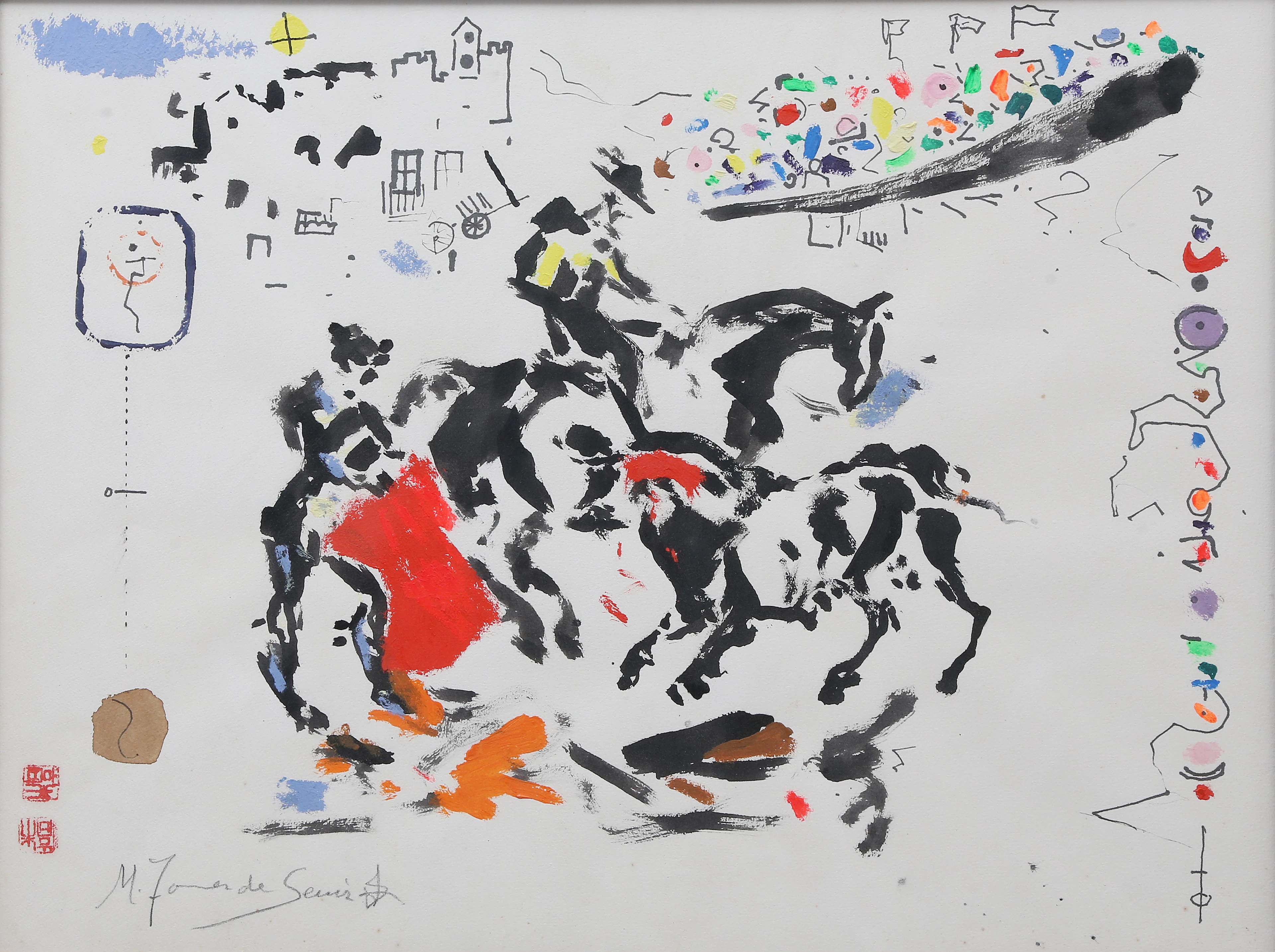 MIGUEL TORNER DE SEMIR. Bullfight.