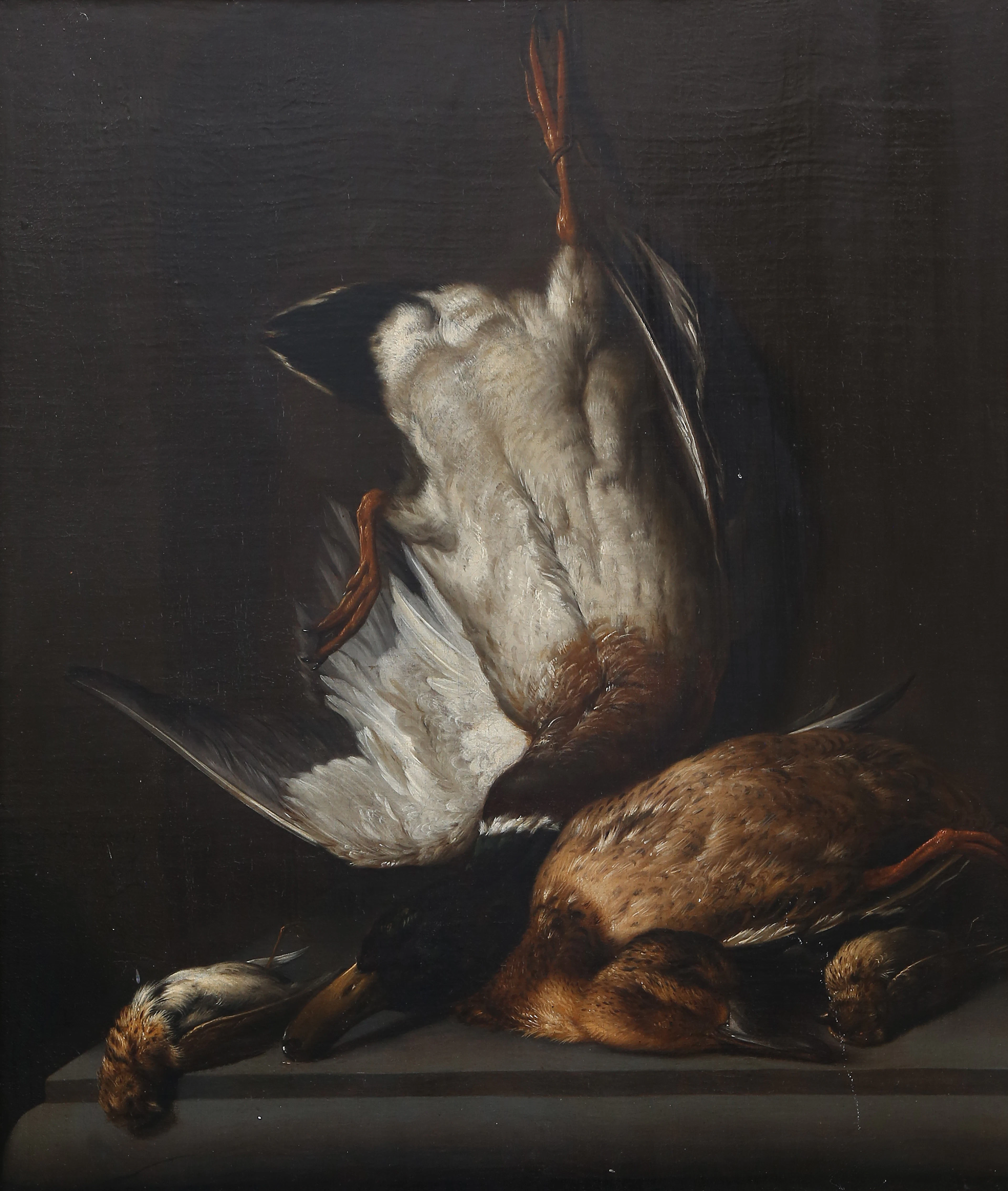 JACOBUS VAN DER HAGEN. ATRIBUIDO. Still life with game.