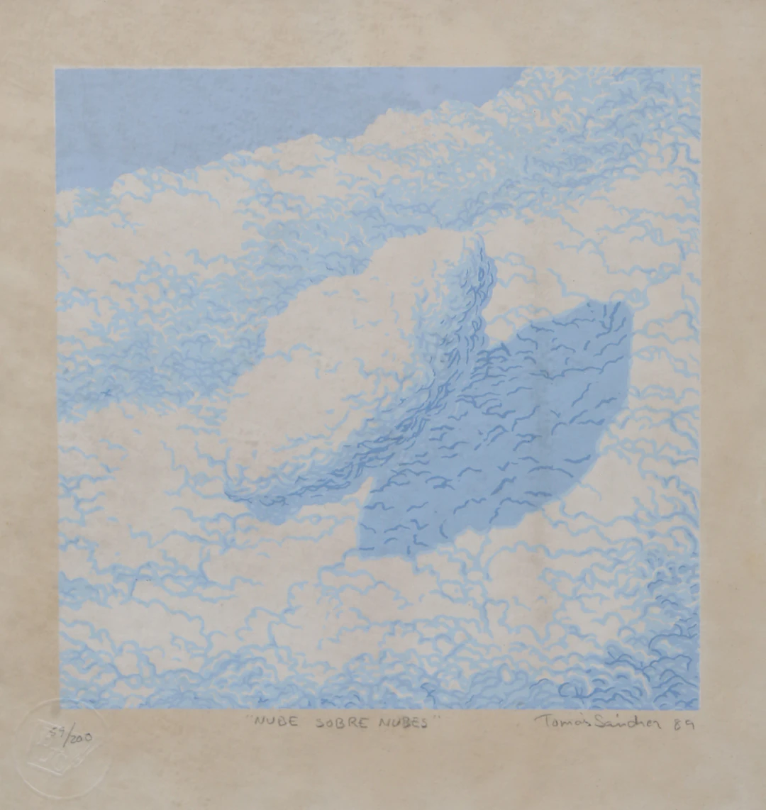 TOMÁS SÁNCHEZ. "Nube sobre nube".