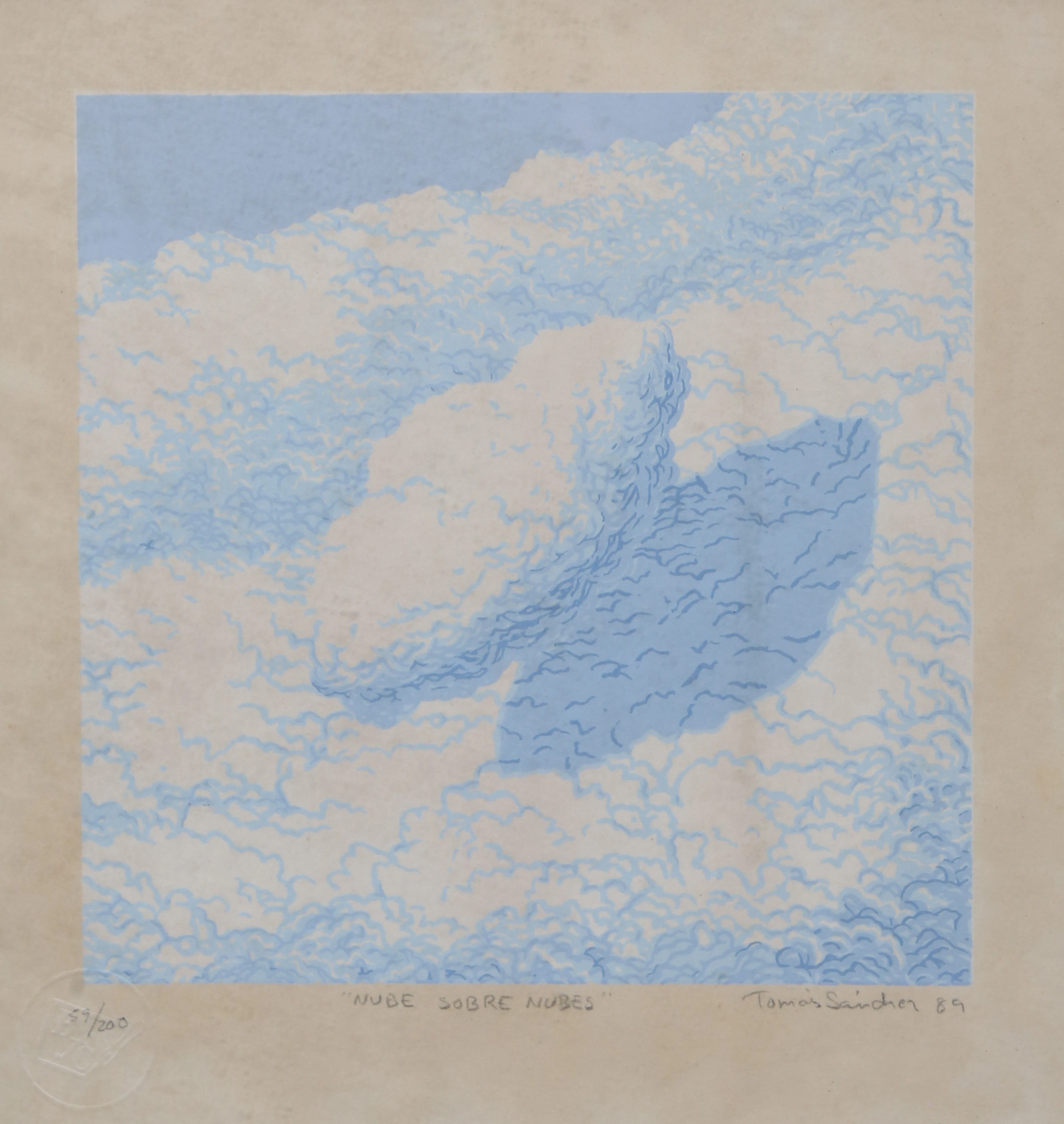 TOMÁS SÁNCHEZ. "Nube sobre nube".