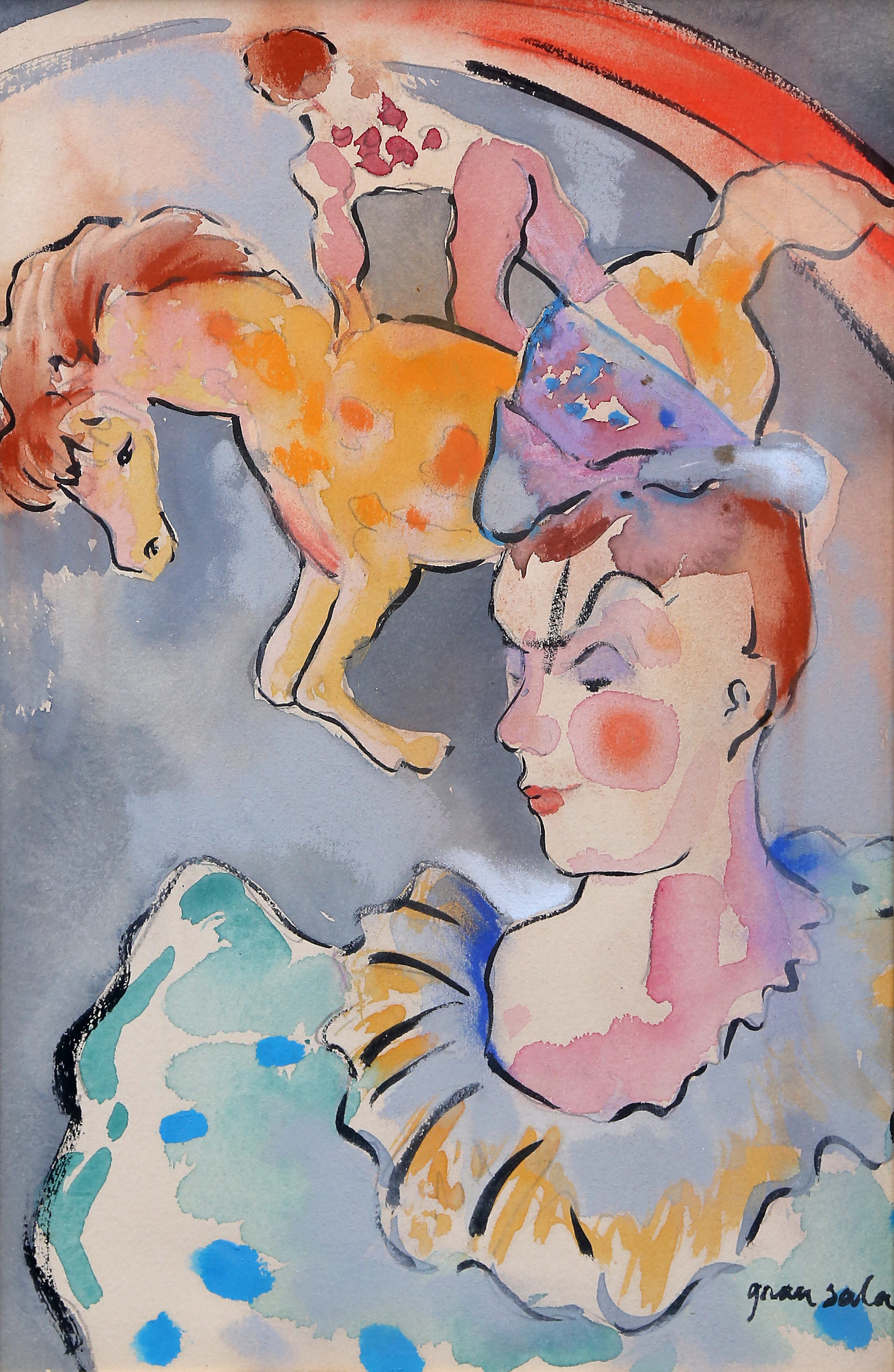 EMILI GRAU SALA. Circus scene.