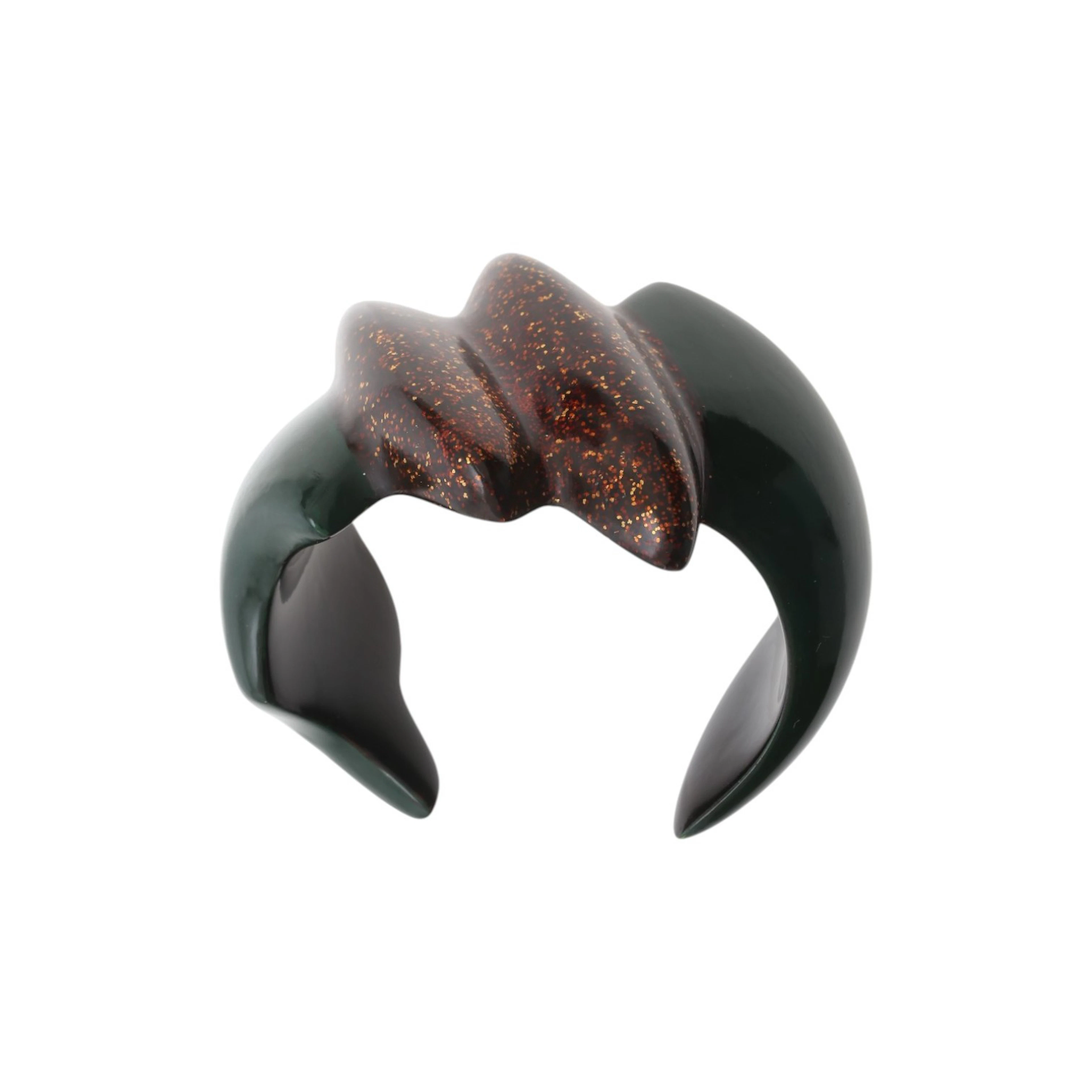 LUISA LARENA. "Urushi" lacquer bracelet, circa 1985-1995.
