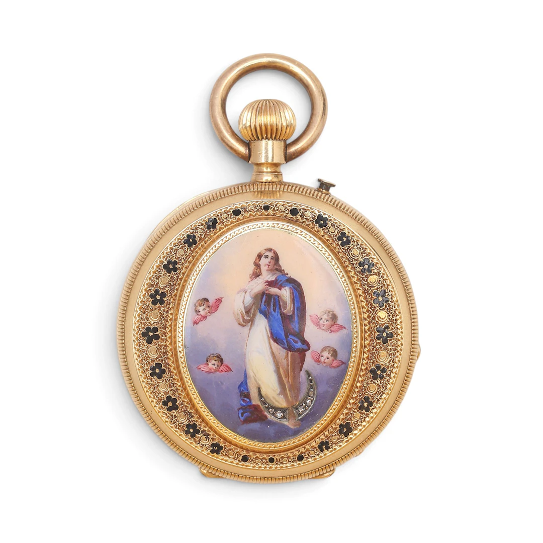CHARLES Henri Grosclaude & Fils 19th century gold pocket watch.