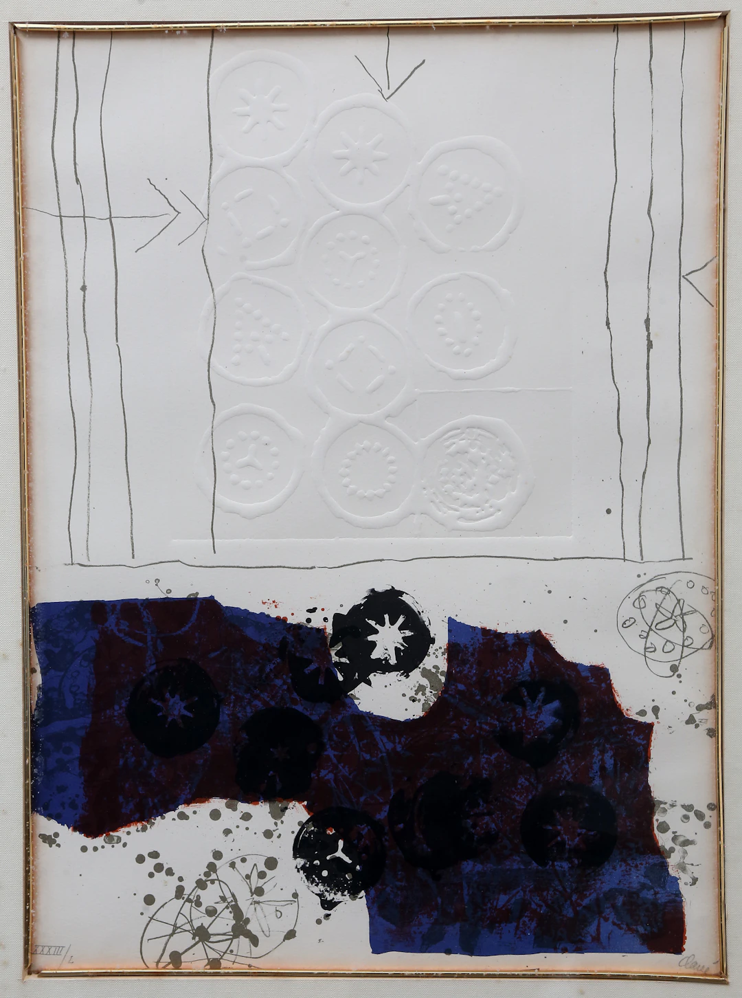 ANTONI CLAVÉ. Composition.