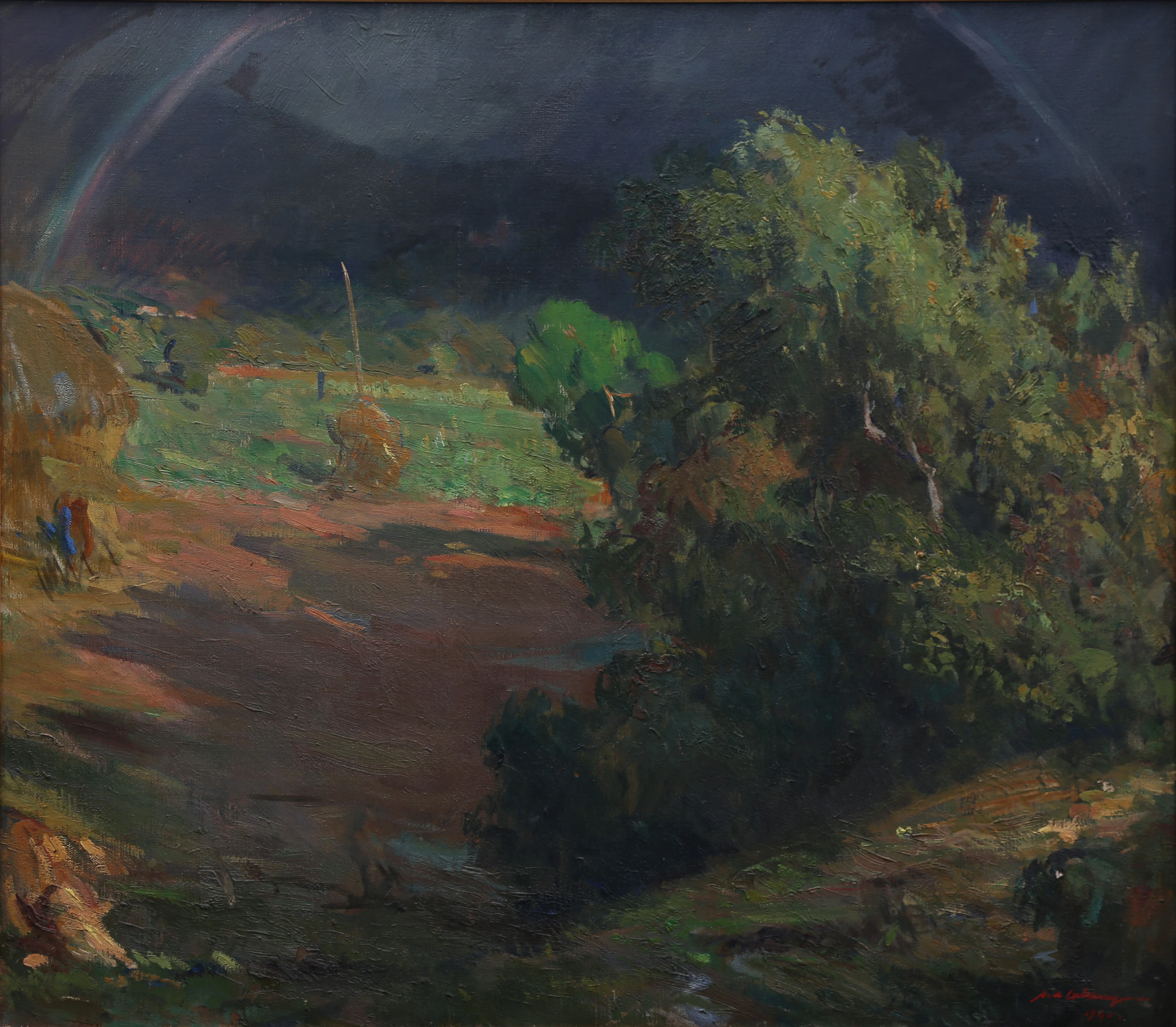 ALEXANDRE DE CABANYES. Landscape.