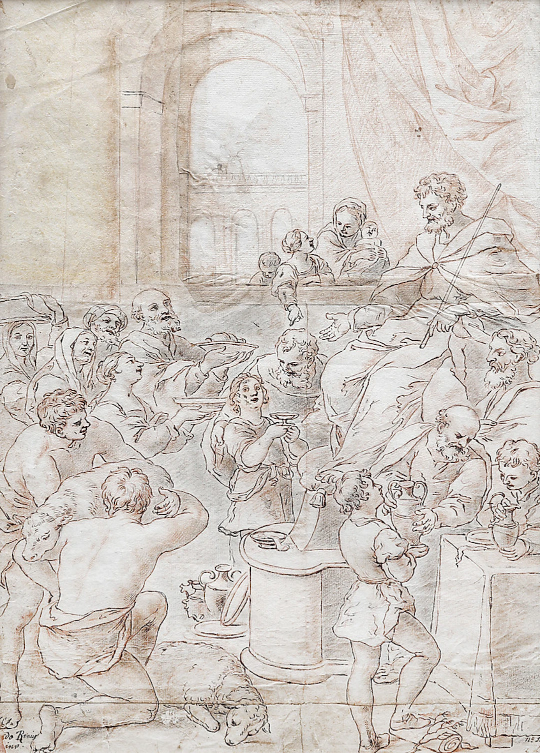 PROBABLY BOLOGNESE SCHOOL FROM THE 18TH CENTURY. Job's Triumph.