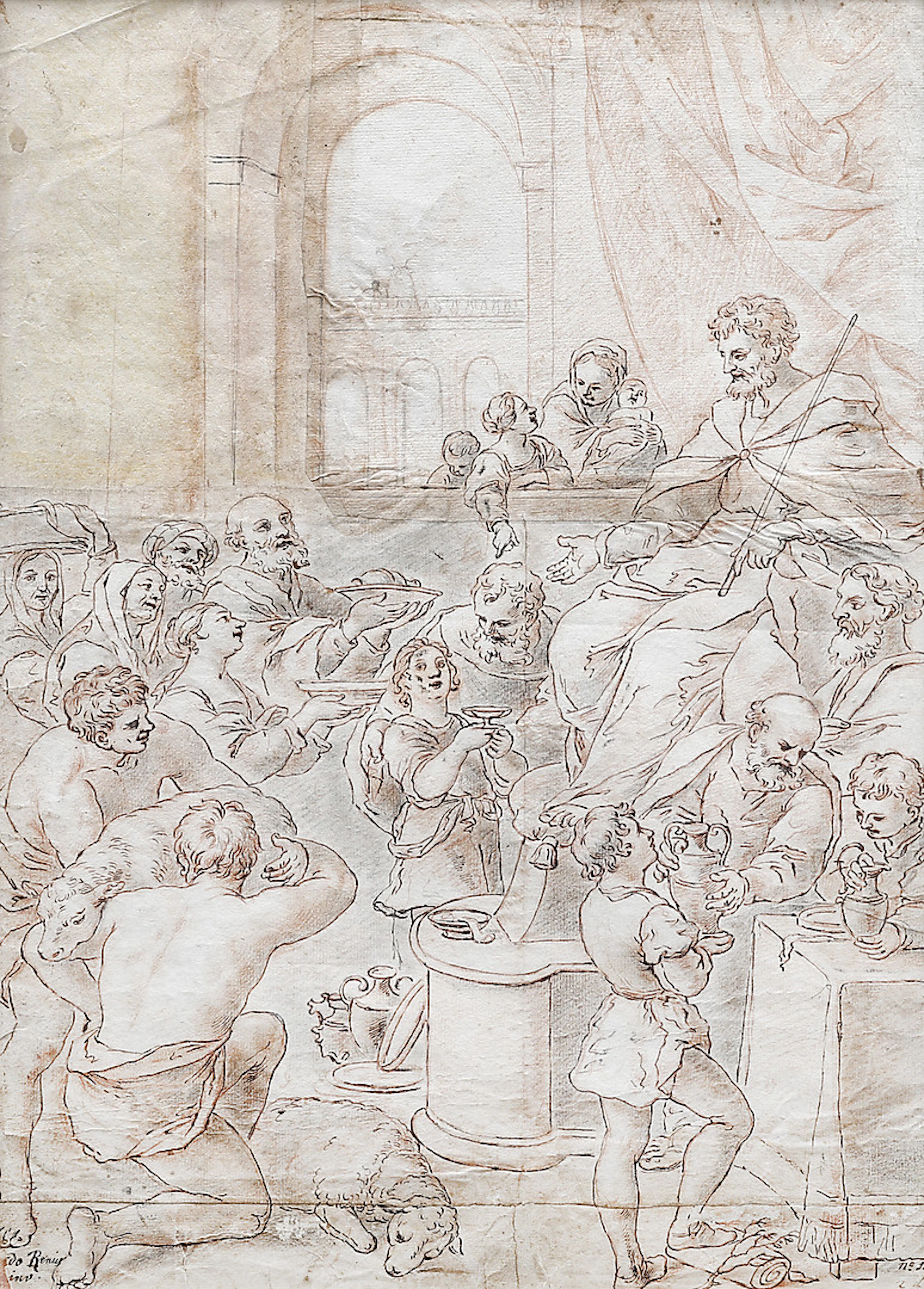 PROBABLY BOLOGNESE SCHOOL FROM THE 18TH CENTURY. Job's Triumph.