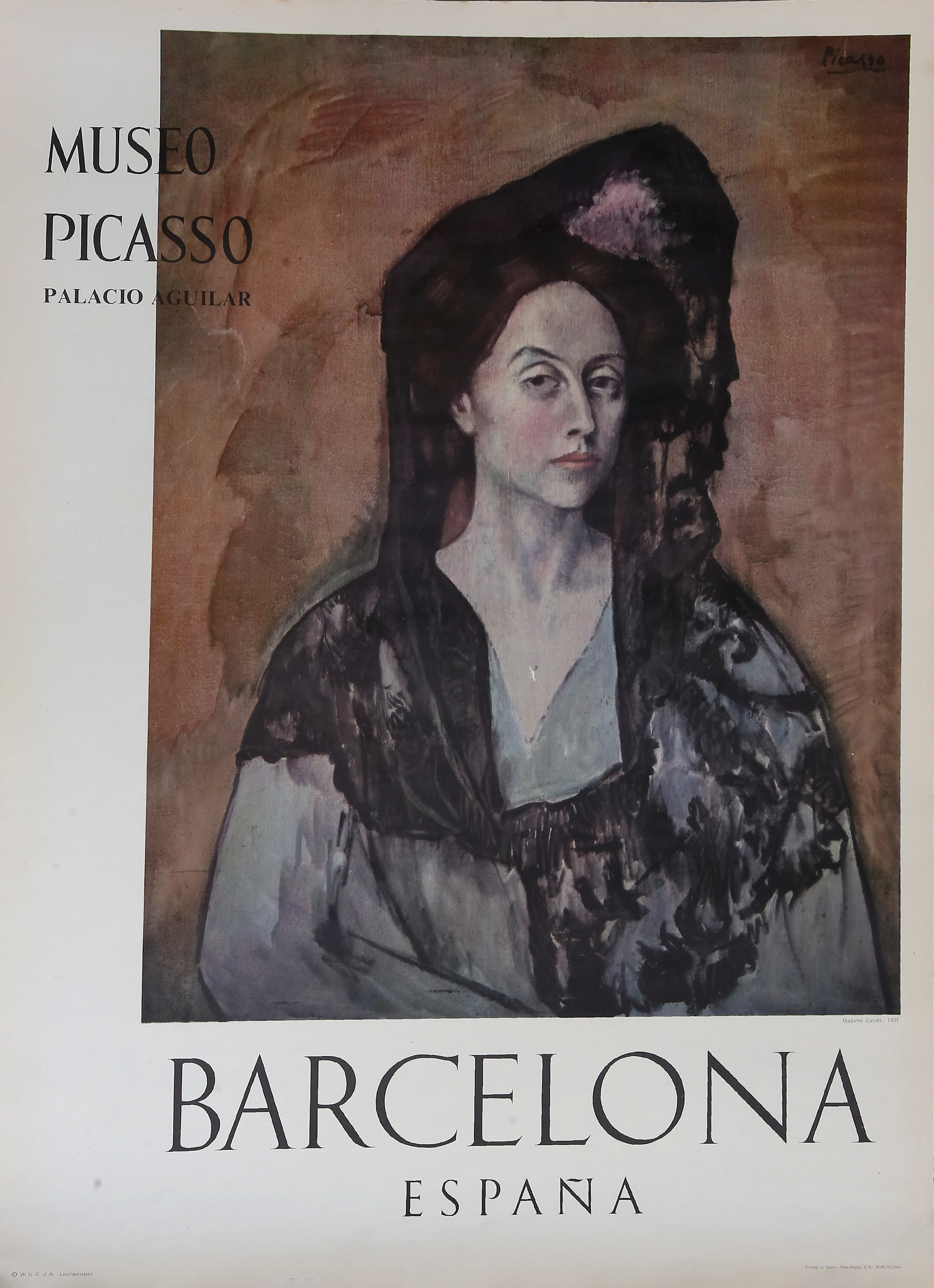 PABLO PICASSO. Madame Ricardo Canals.