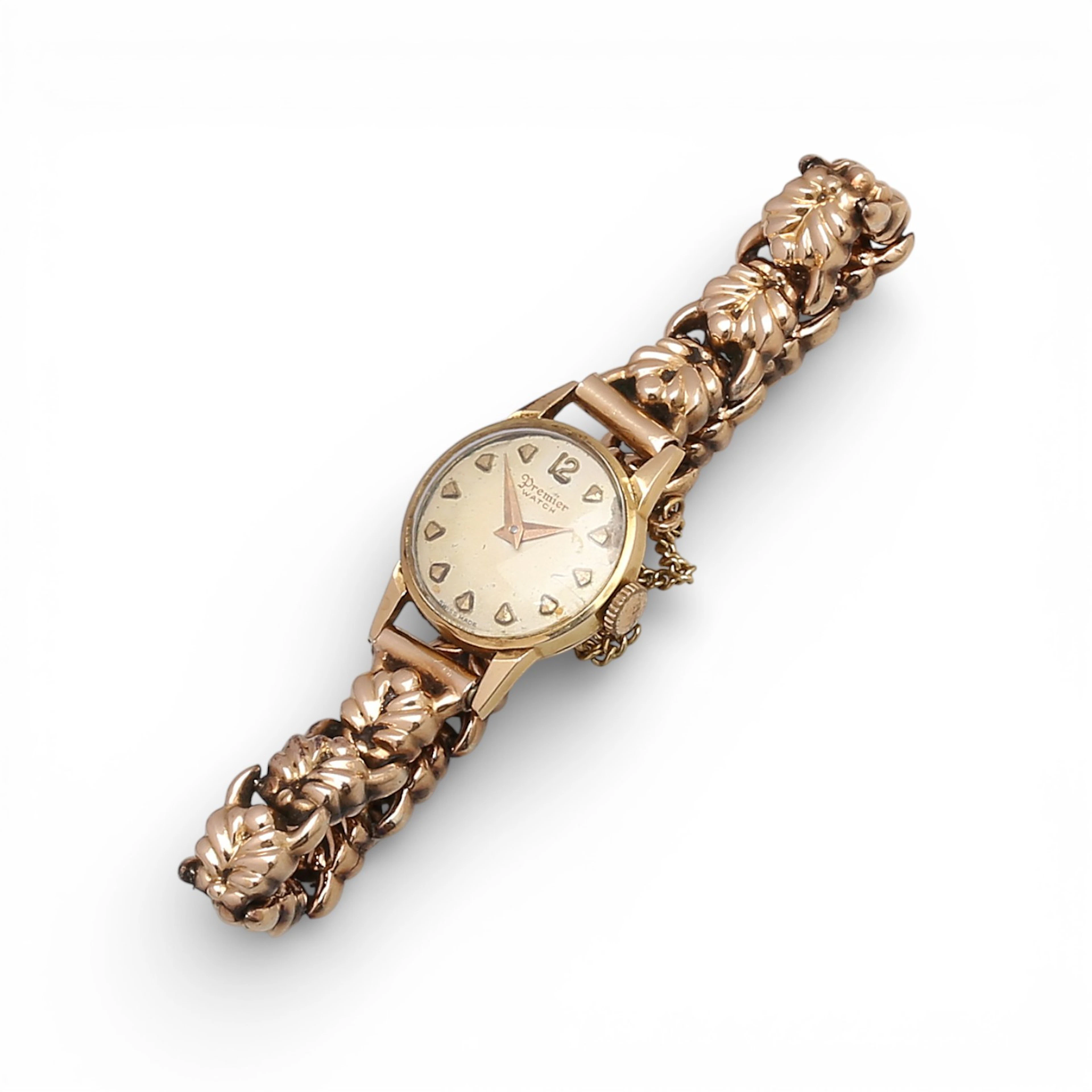 Premier Watch women's watch in gold, mid 20th Century.