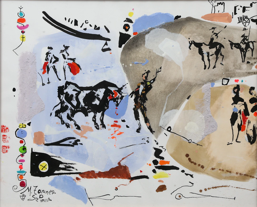 MIGUEL TORNER DE SEMIR. Bullfight.
