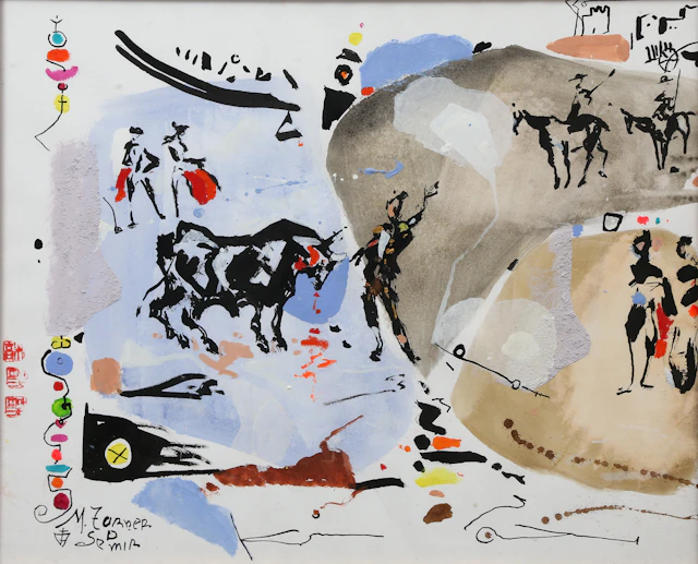 MIGUEL TORNER DE SEMIR. Bullfight.