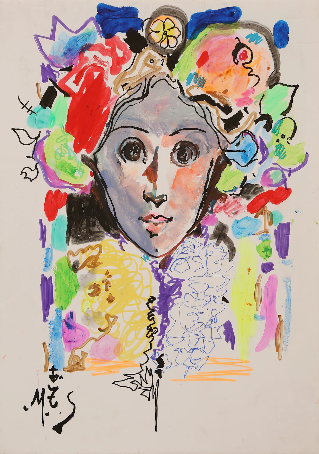 MIGUEL TORNER DE SEMIR. Mixed media on foam board.