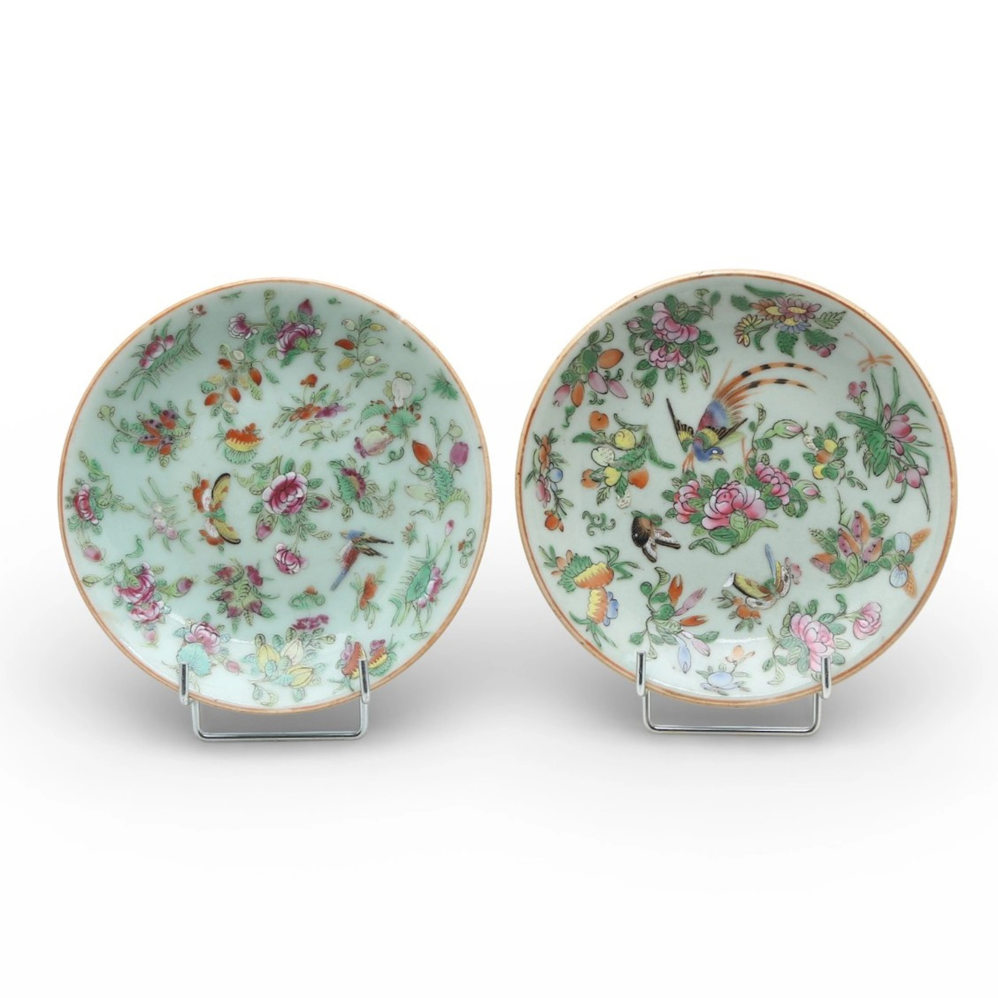 Twi Chinese “celadon” porcelain dishes, 20th Century.