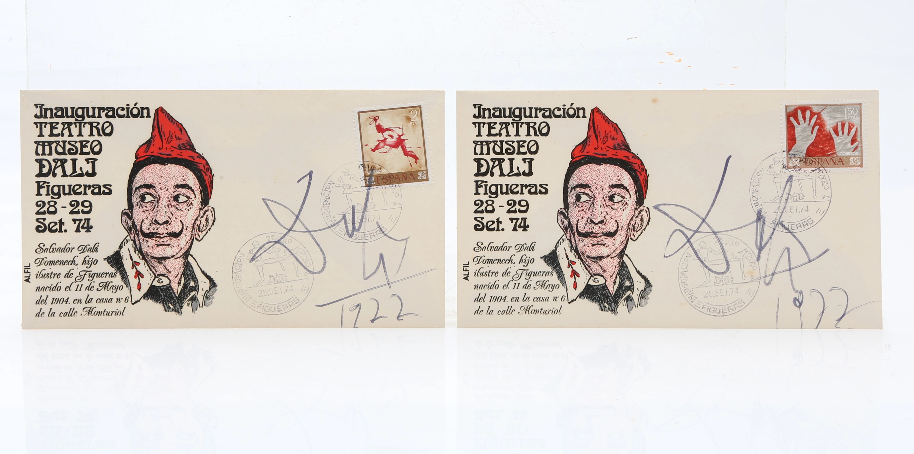 SALVADOR DALÍ. Inauguration of Dalí Theatre-Museum in Figueres.