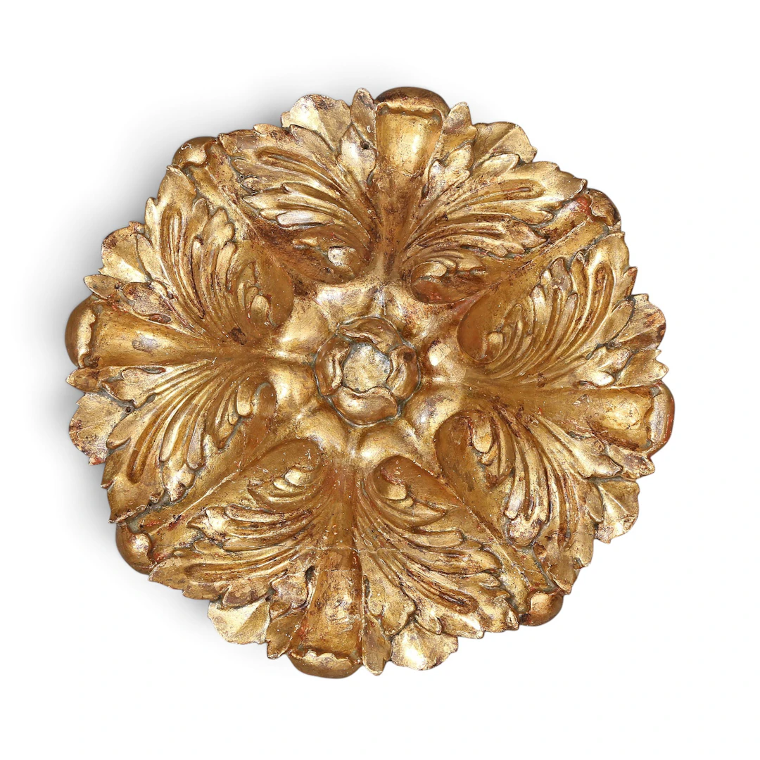 SPANISH SCHOOL, 19TH CENTURY. Ornamental rosette.