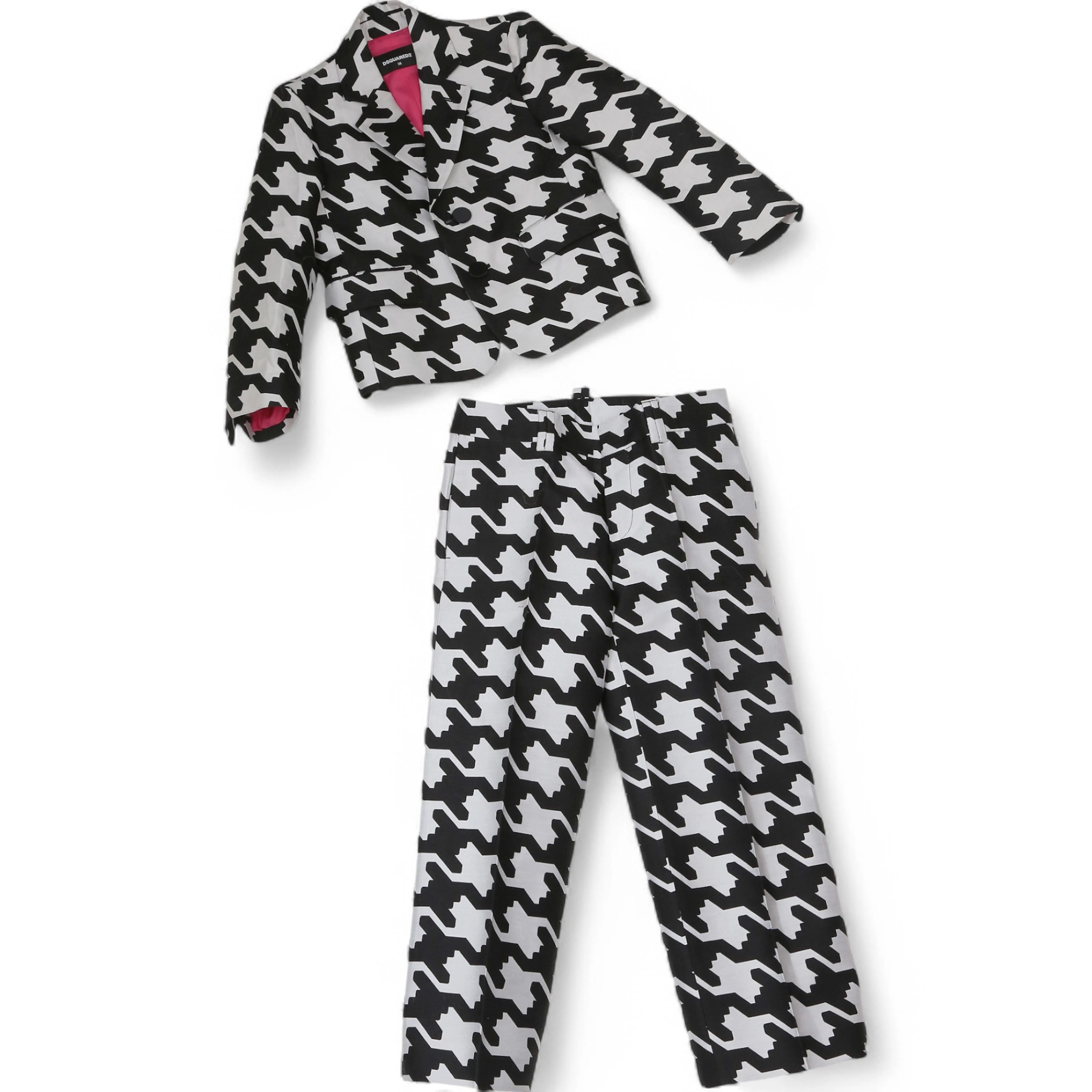 DSQUARED2. Printed suit.