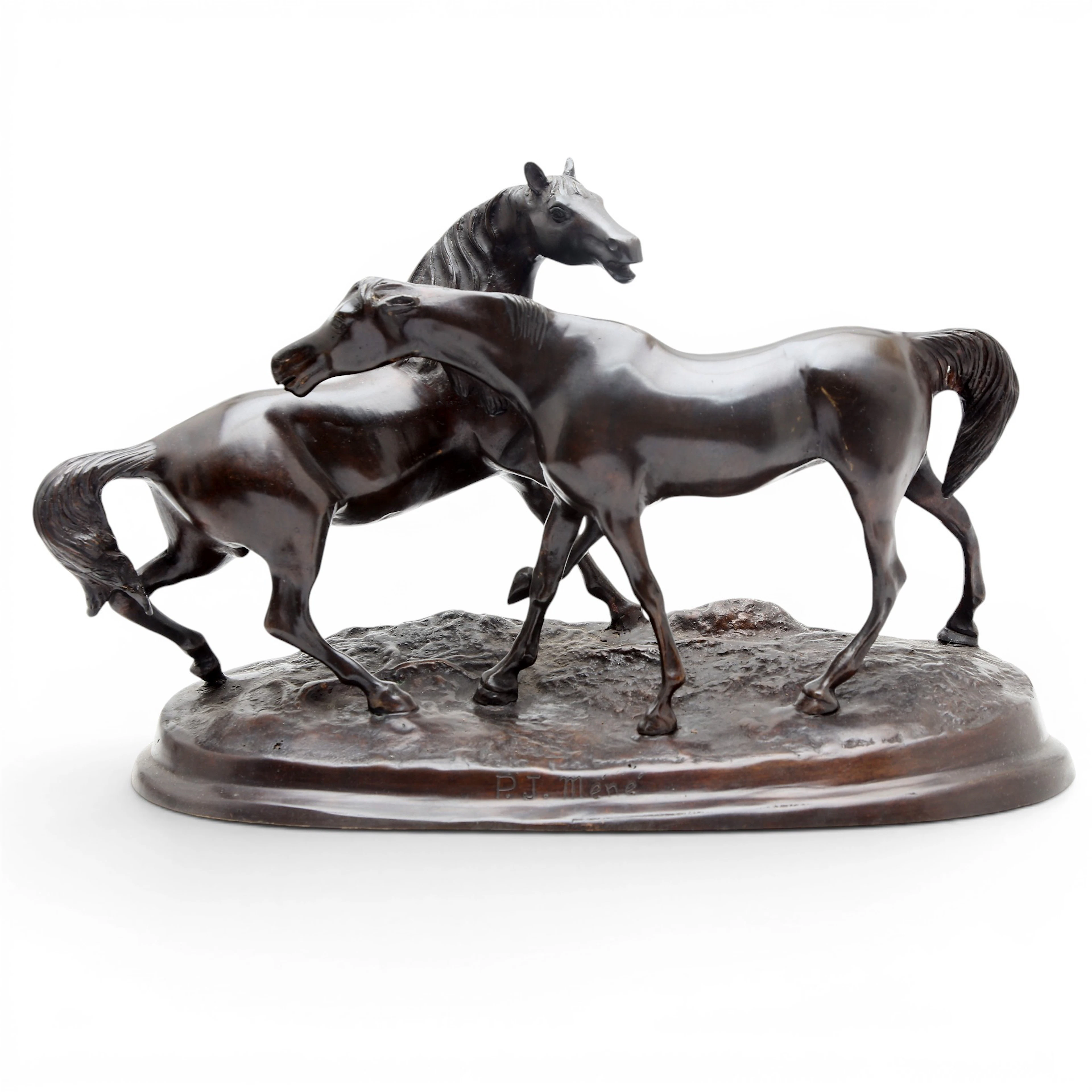 PIERRE-JULES MÈNE. Horses.