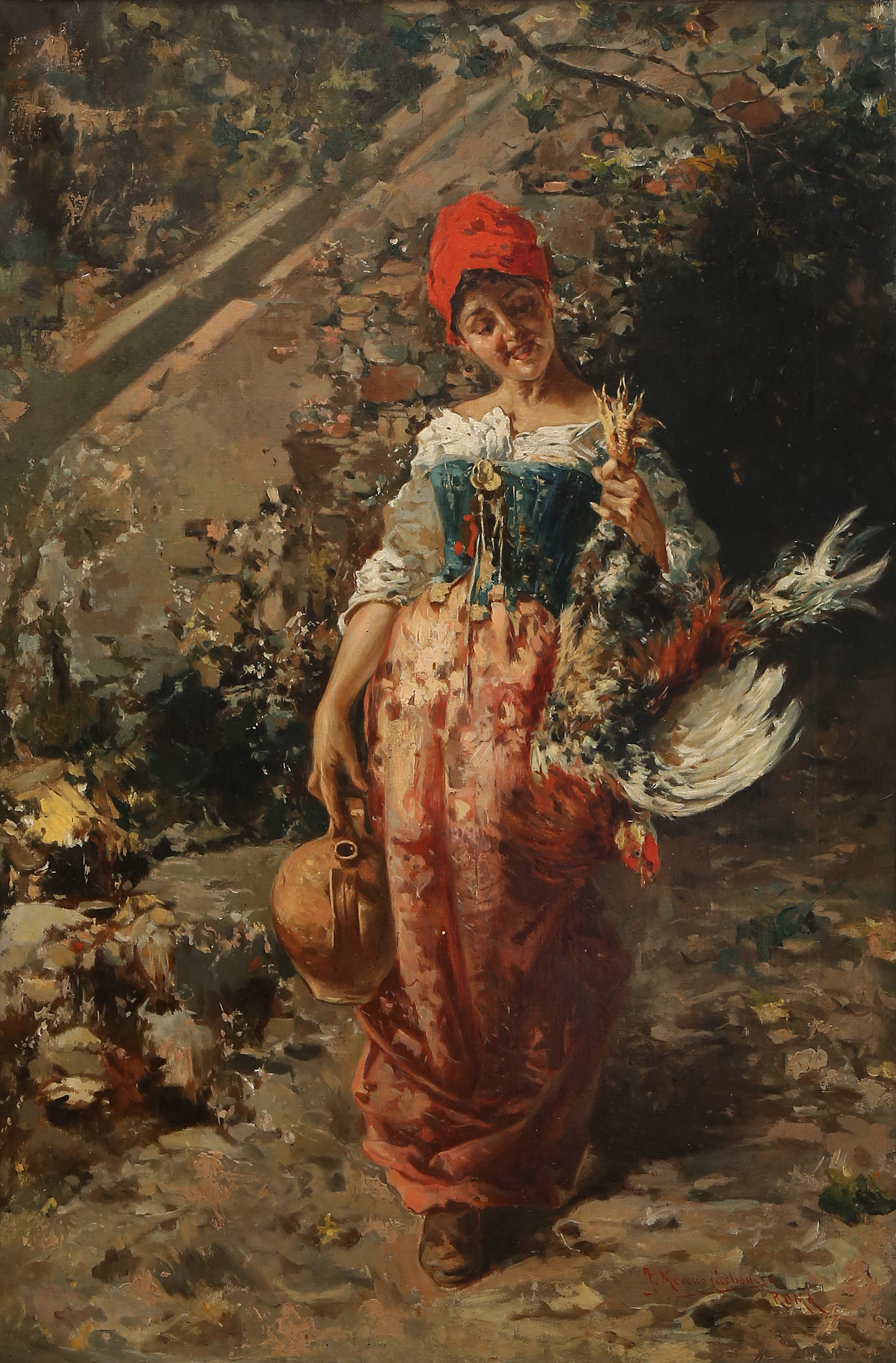 JOSÉ MORENO CARBONERO. Peasant woman from Lazio.