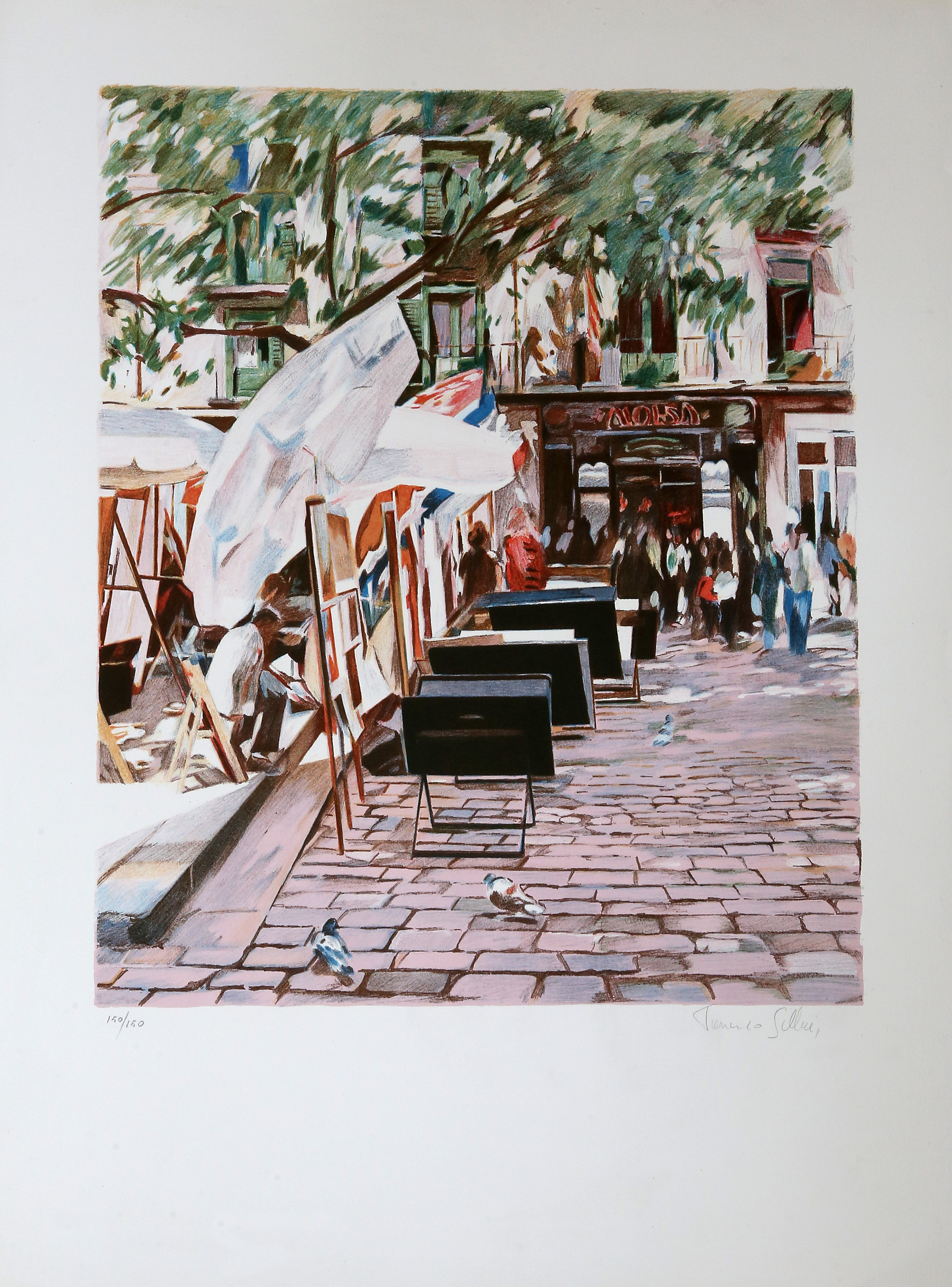 FRANCESC SILLUÉ. Sant Josep Oriol square.