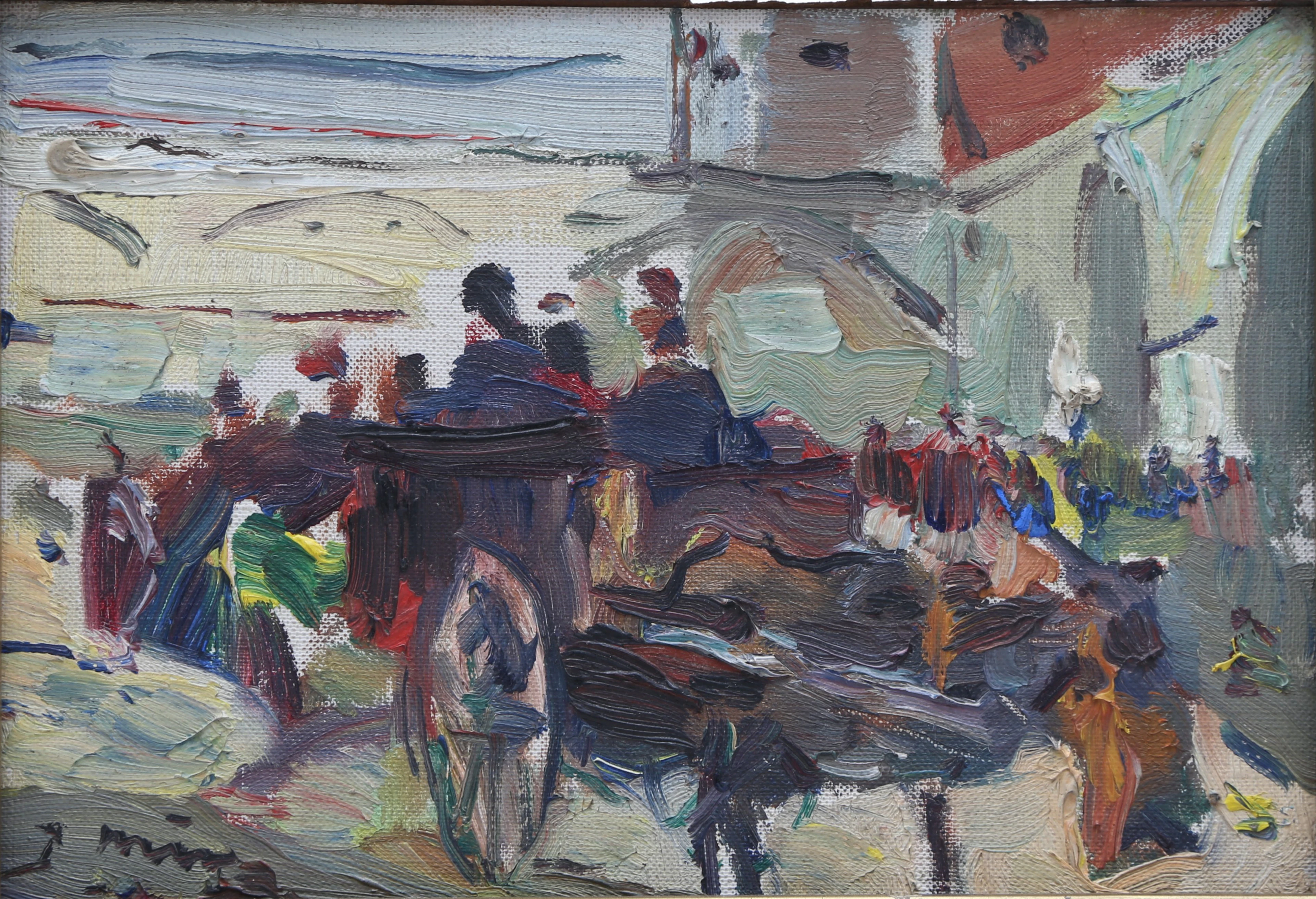 JOAQUIM MIR. “Els Tres Tombs”, Vilanova i la Geltrú.